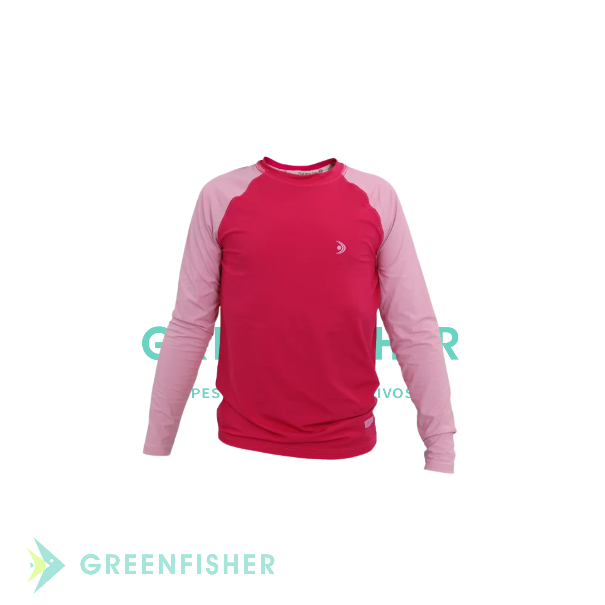 CAMISETA INFANTIL BICOLOR UPF 50+ PINK+ROSA CHICLETE / FISHING CO
