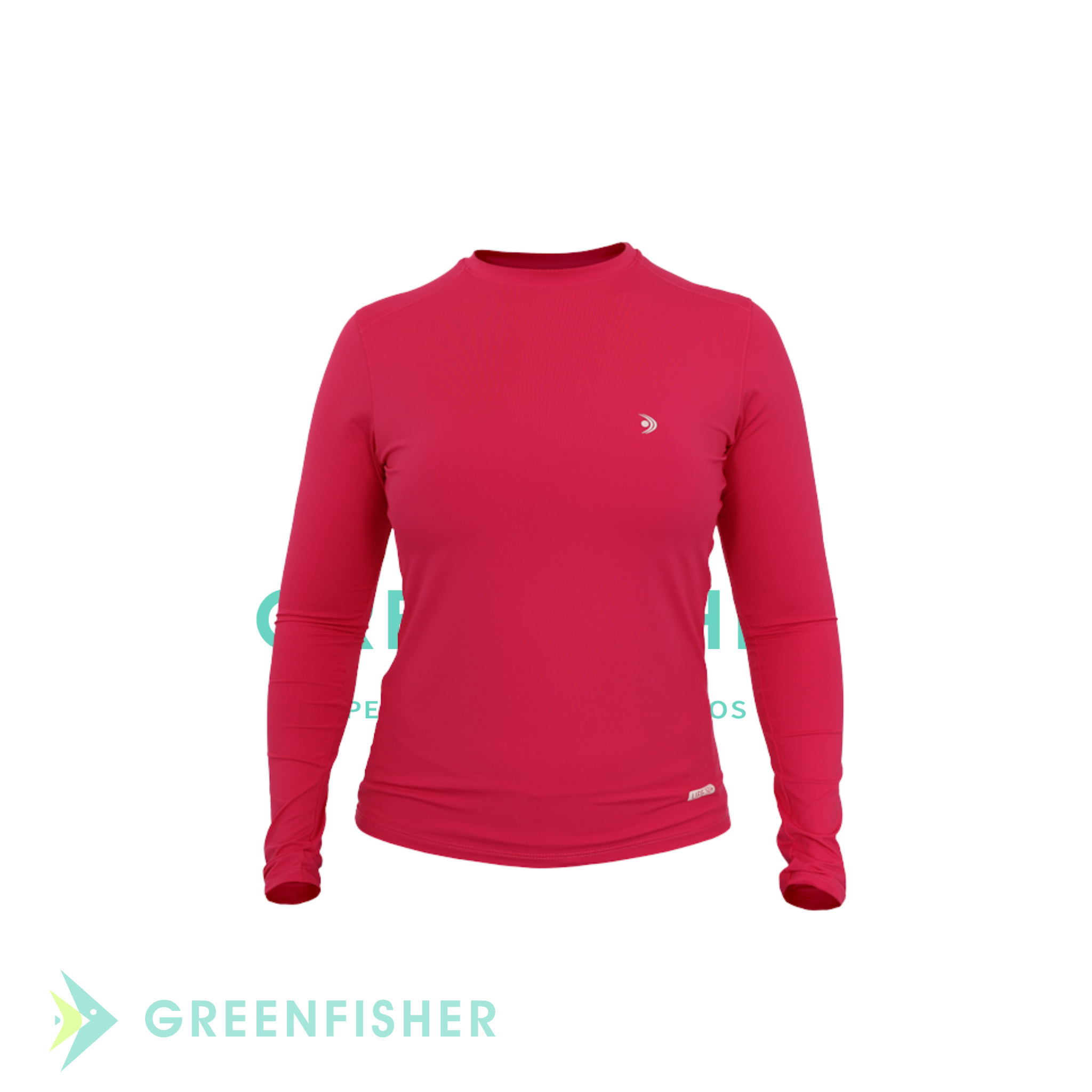 CAMISETA FEMININA BASICA UPF50+ PINK / FISHING CO