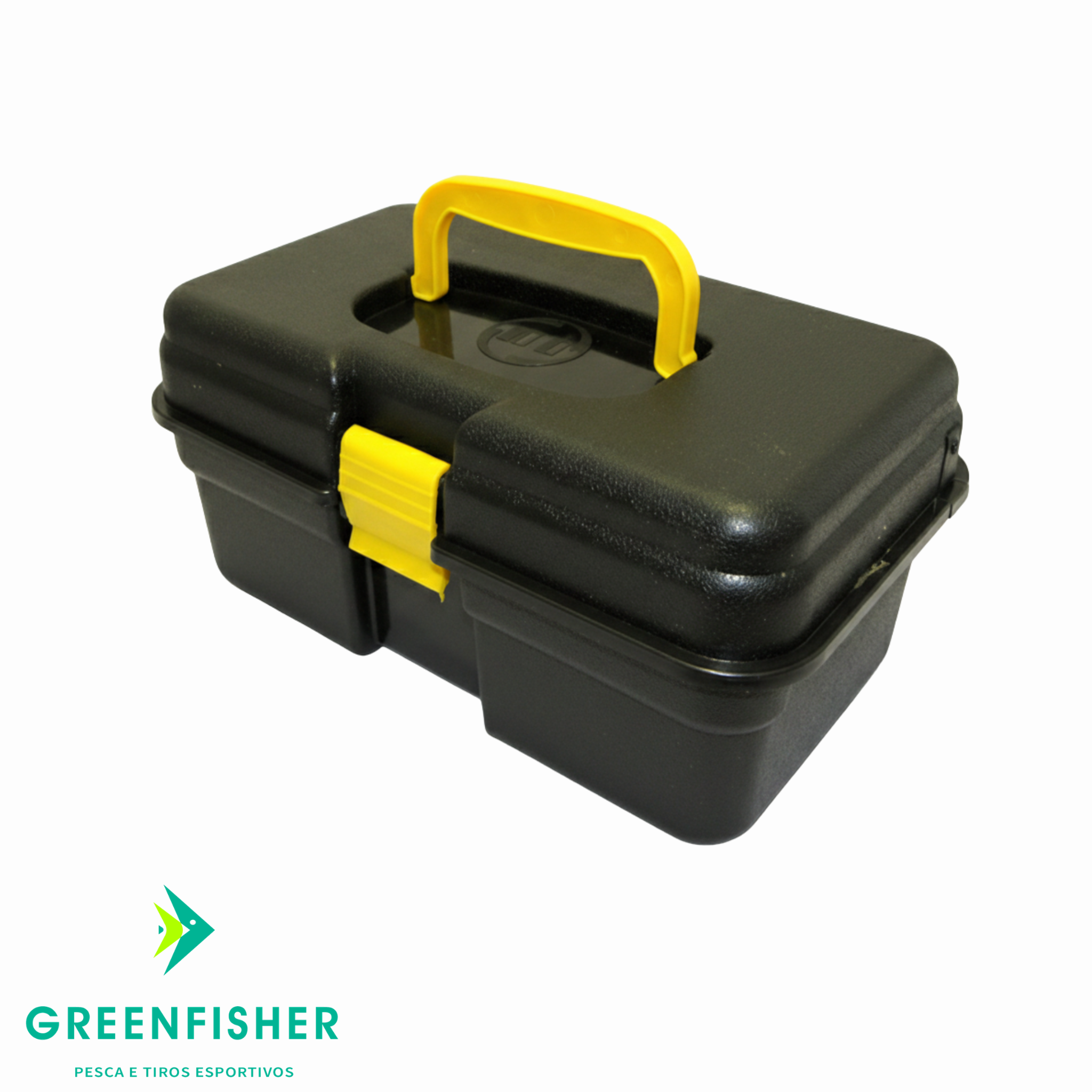 CAIXA PARA PESCA 1 BANDEJA PRETO MINI CX-1BJ-P-M / HI