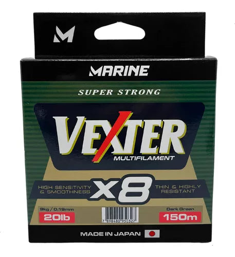 LINHA MULTI VEXTER 8X SP STRONG 30LB 0.25MM - 150M / MARINE SPORTS
