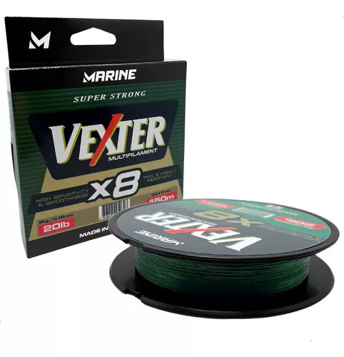 LINHA MULTI VEXTER 8X SP STRONG 30LB 0.25MM - 150M / MARINE SPORTS