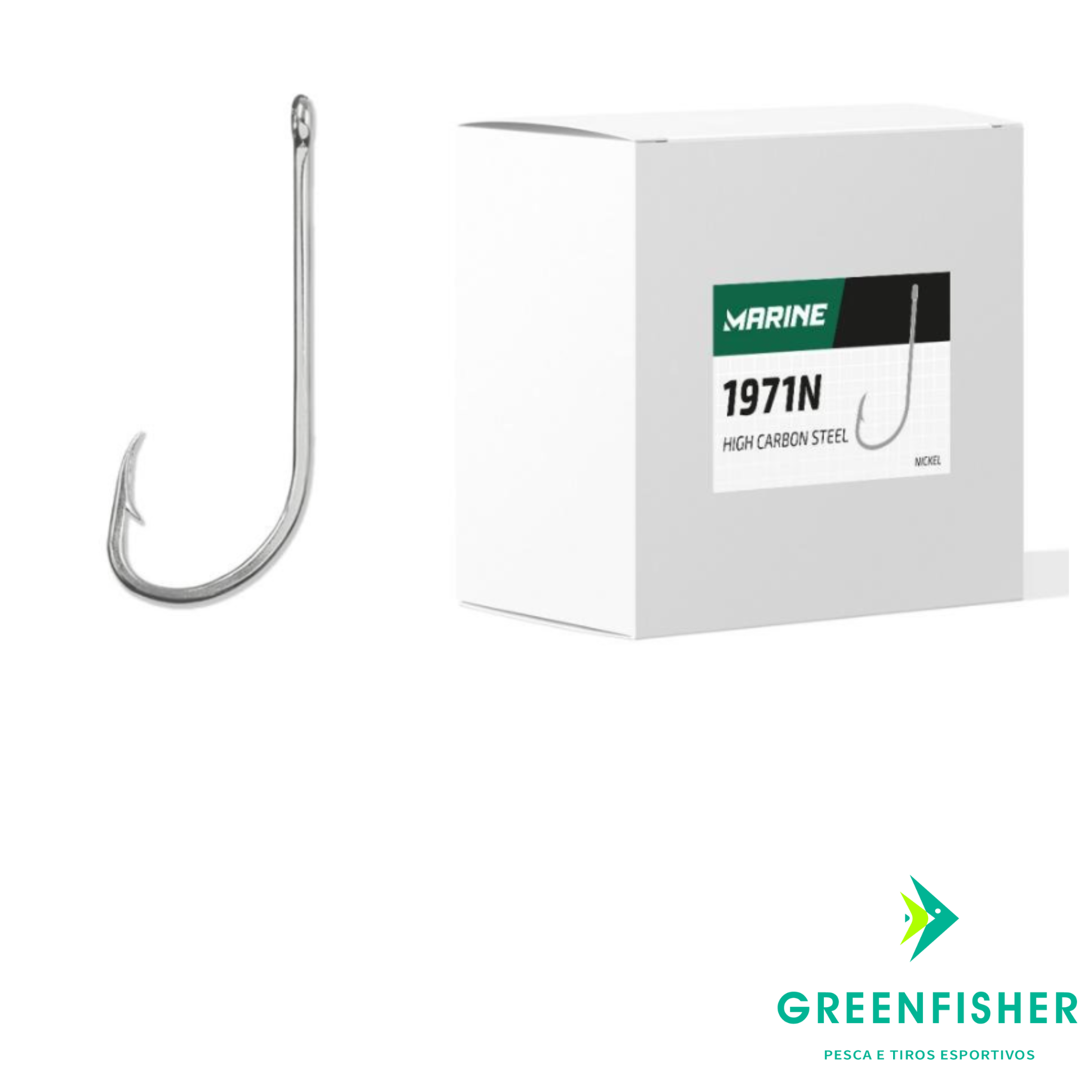 ANZOL 1971N CAIXA - COM 100UN / MARINE SPORTS