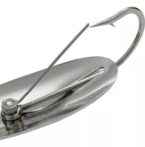 ISCA COLHER 7CM 19GR CROMADA / MORIAH