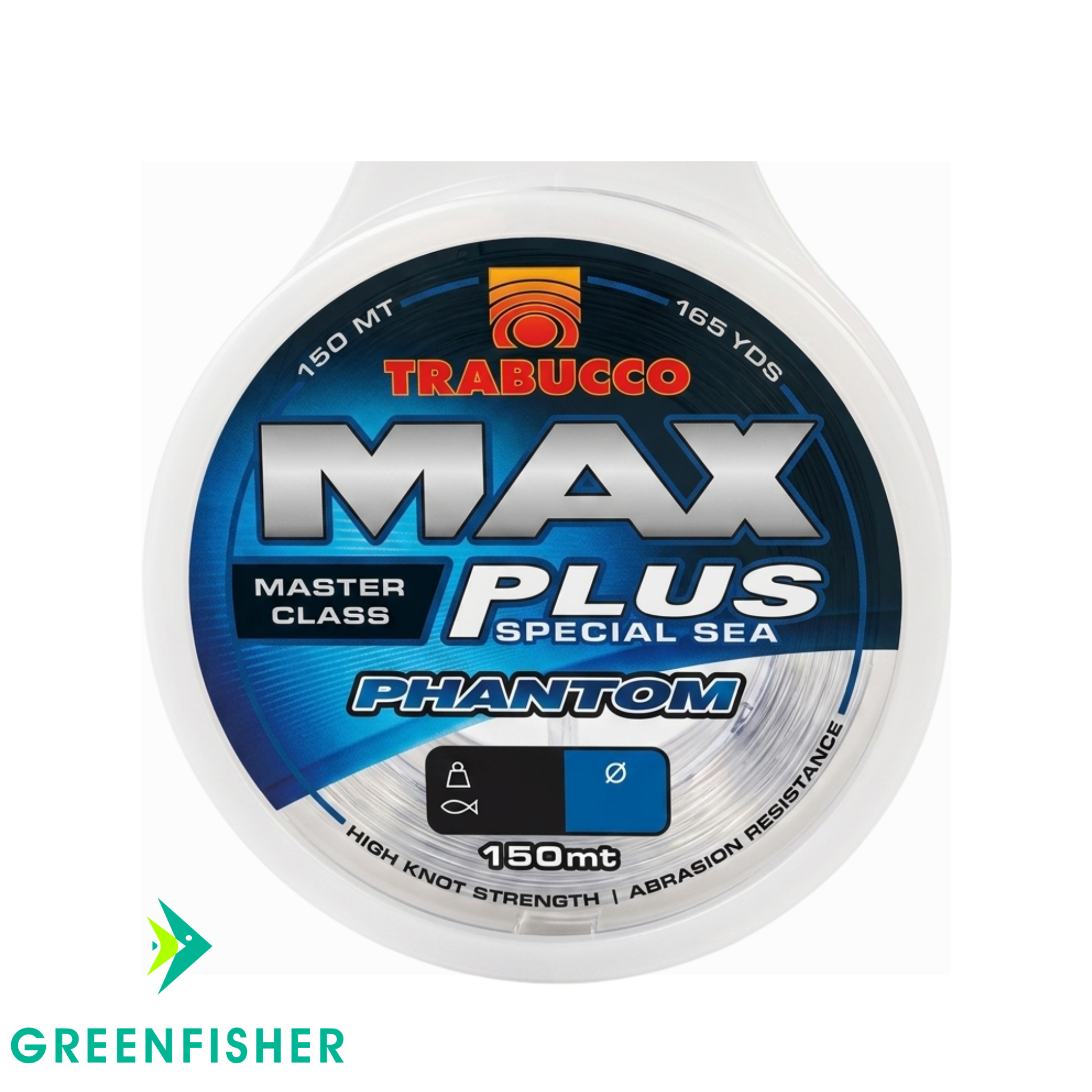 LINHA MONOFILAMENTO MAX PLUS PHANTON - 150MT / TRABUCCO