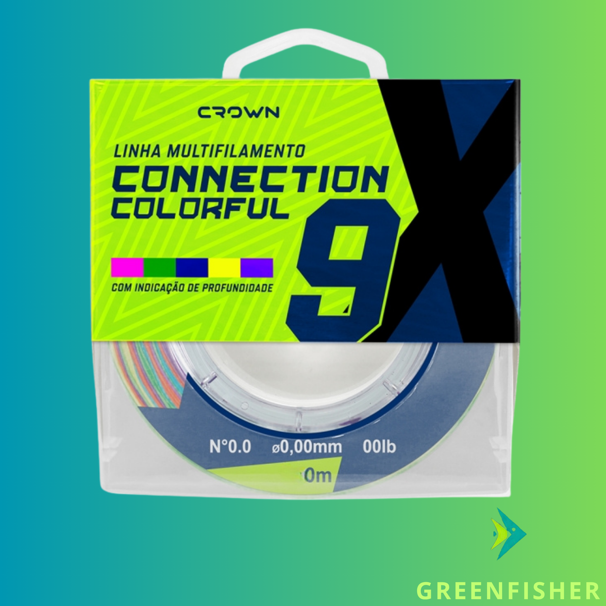 LINHA MULTIFILAMENTO CONNECTION COLORFUL 9X - 150M / CROWN