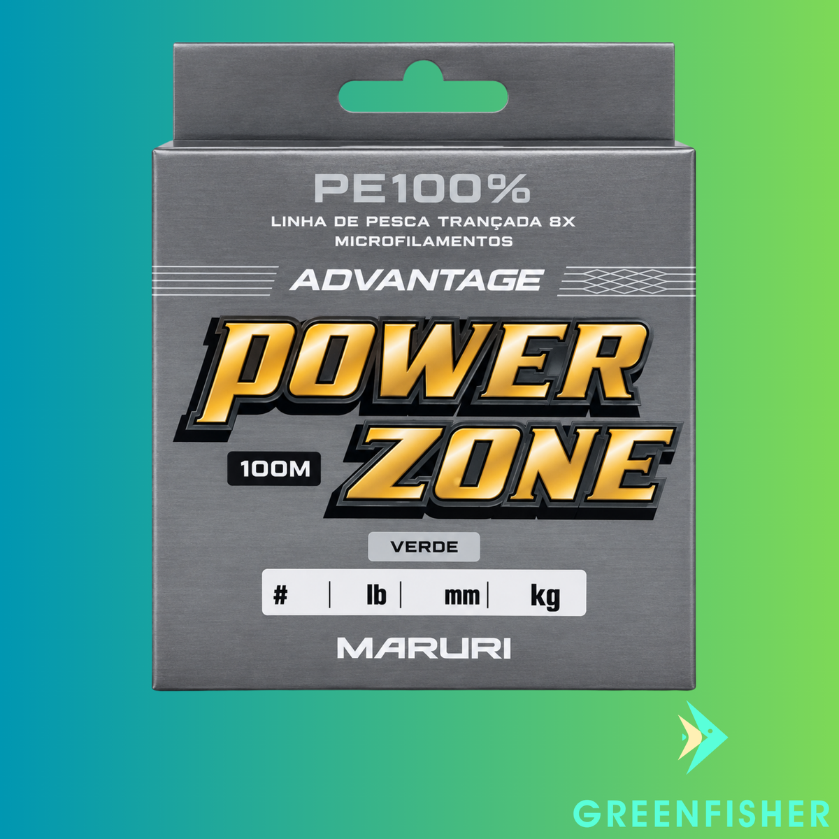LINHA MULTI POWER ZONE 4X CINZA - 100M / MARURI