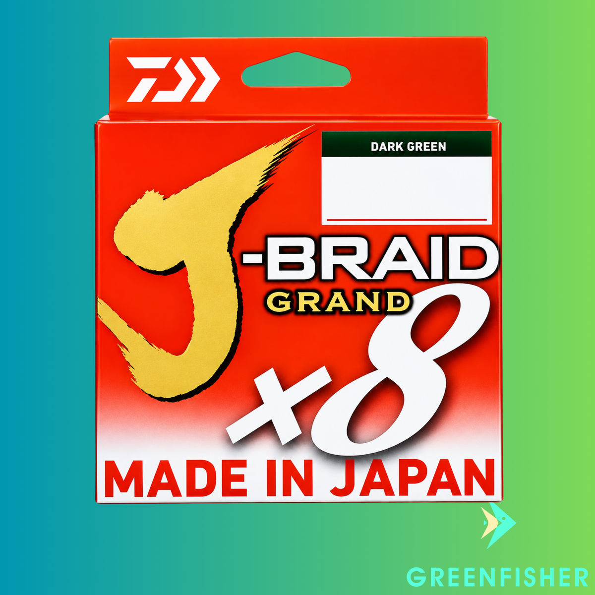 LINHA MULTIFILAMENTO J-BRAID GRAND X8 30LB 0,28MM 135MTS/ DAIWA