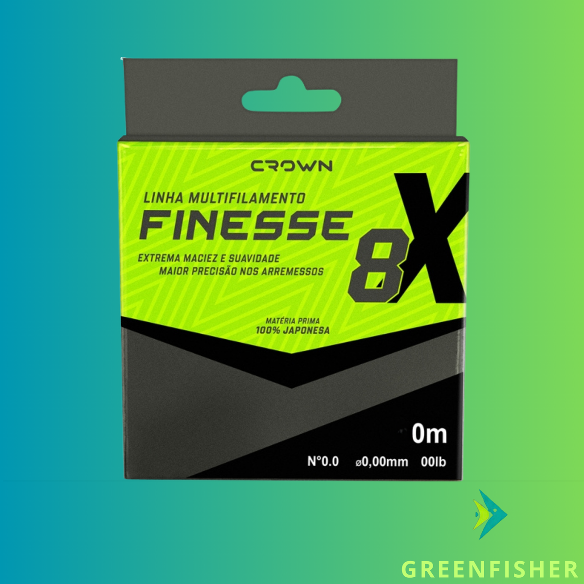 LINHA MULTIFILAMENTO FINESSE 8X - 150M / CROWN