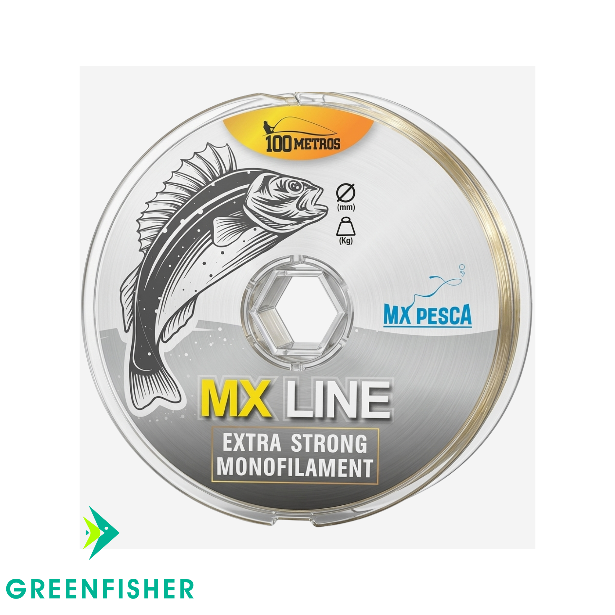 LINHA MONO MX LINE 100MT / MX PESCA
