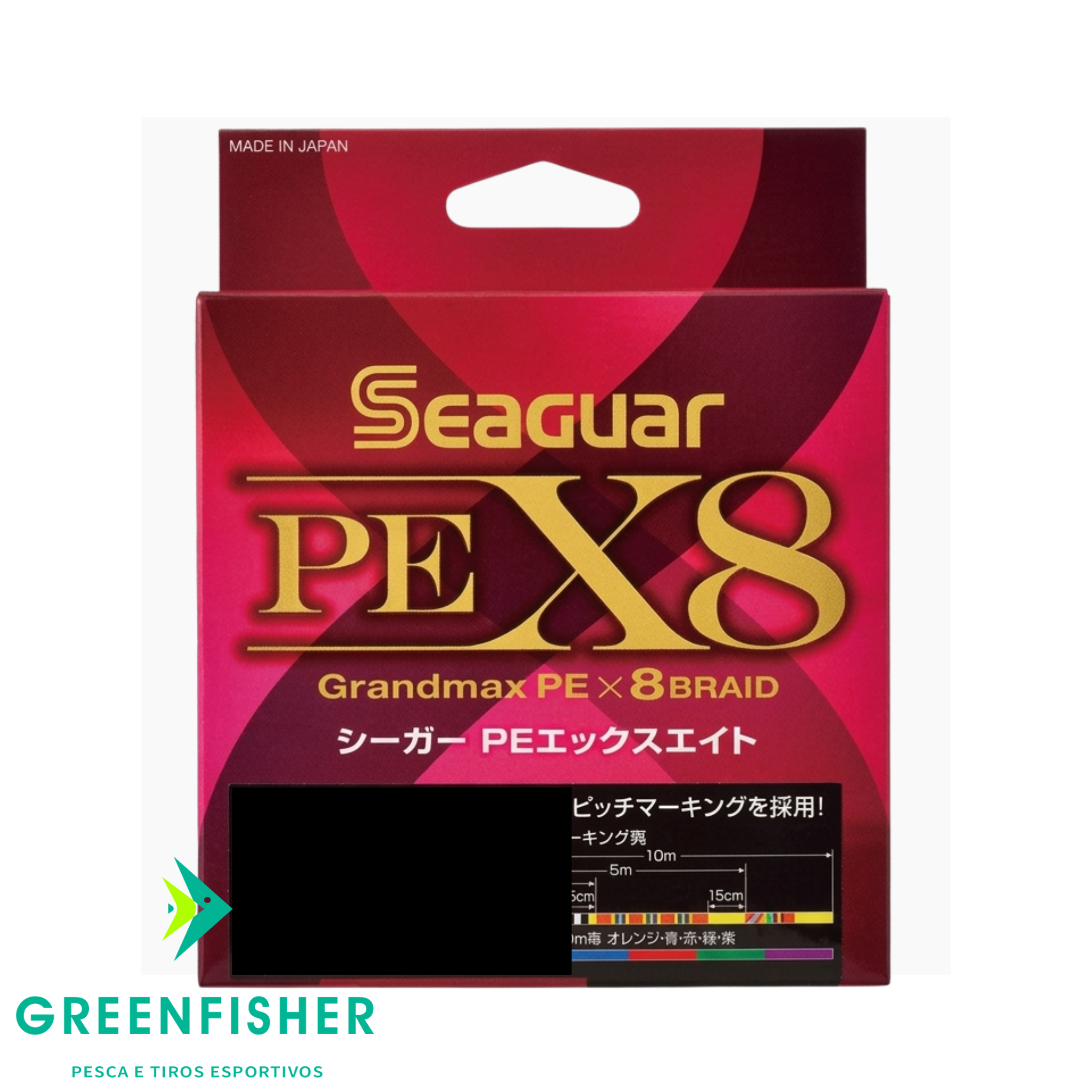 LINHA MULTIFILAMENTO GRANDMAX PE X8 BRAID 40LB 200M/ SEAGUAR