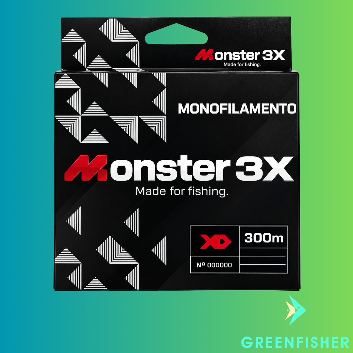 LINHA MONSTER MONOFILAMENTO - 300M / MONSTER 3X