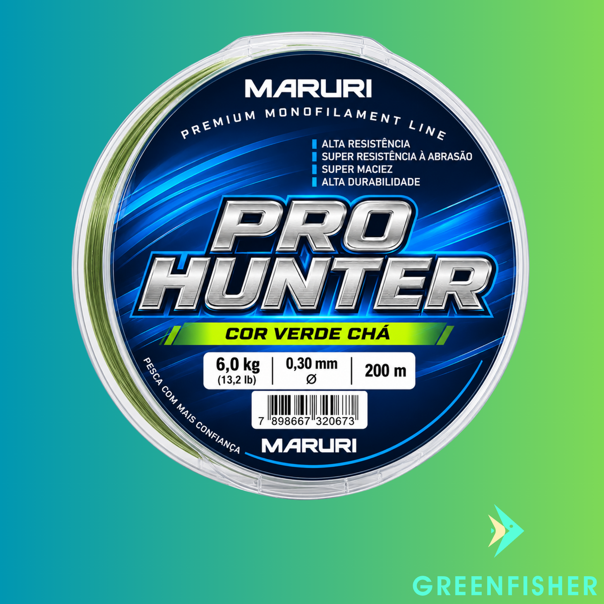 LINHA MONOFILAMENTO PRO HUNTER - 200MT / MARURI