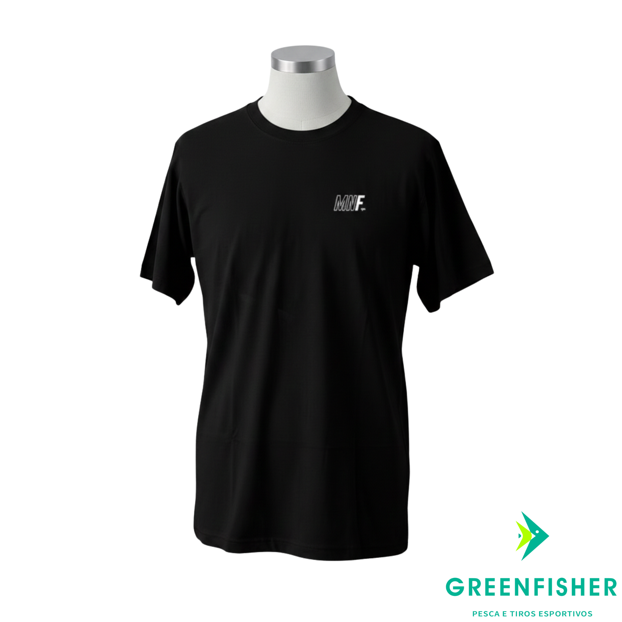 CAMISETA CASUAL TUCUNARÉ AÇU / MAR NEGRO