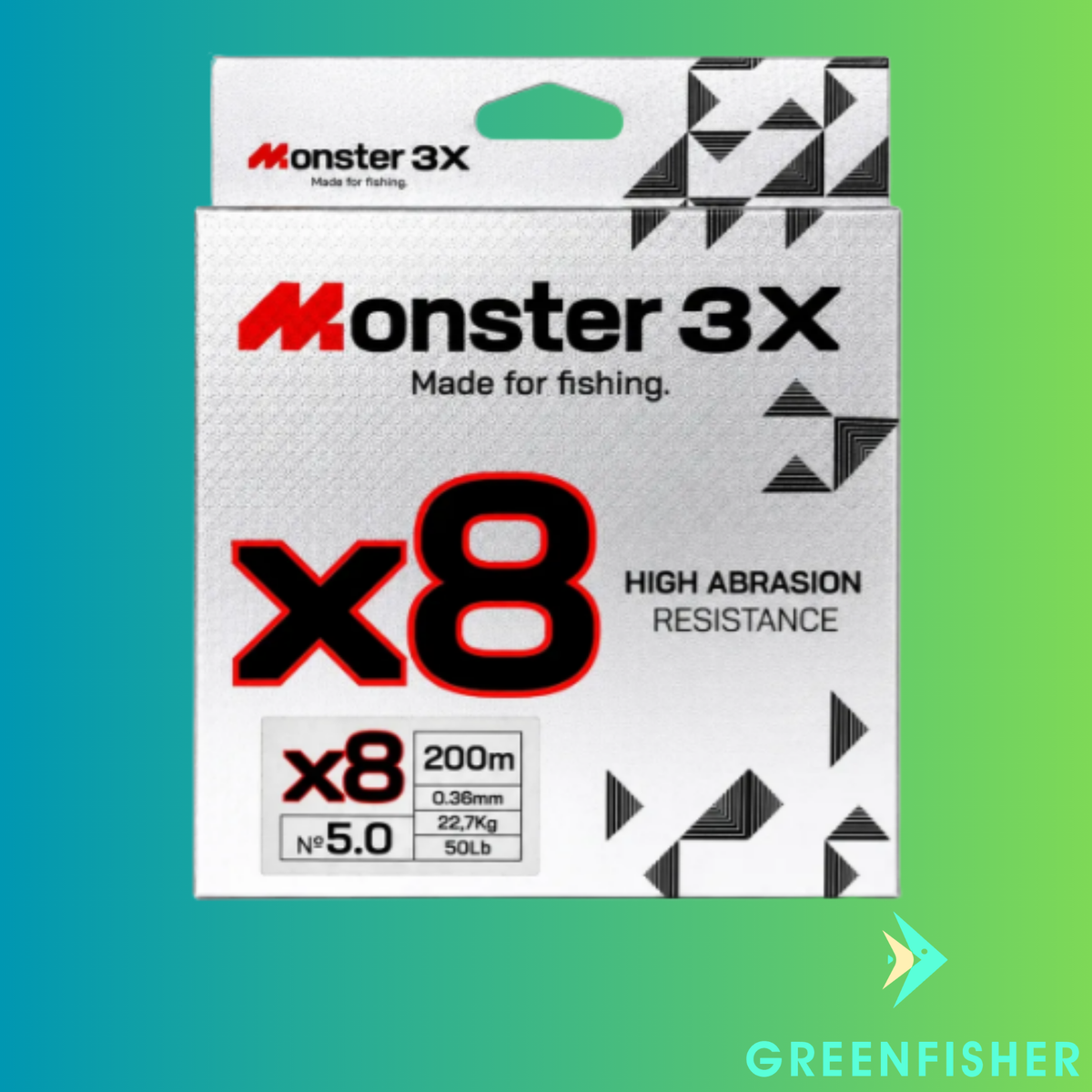 LINHA MONSTER MULTIFILAMENTO - 200M 8X / MONSTER 3X