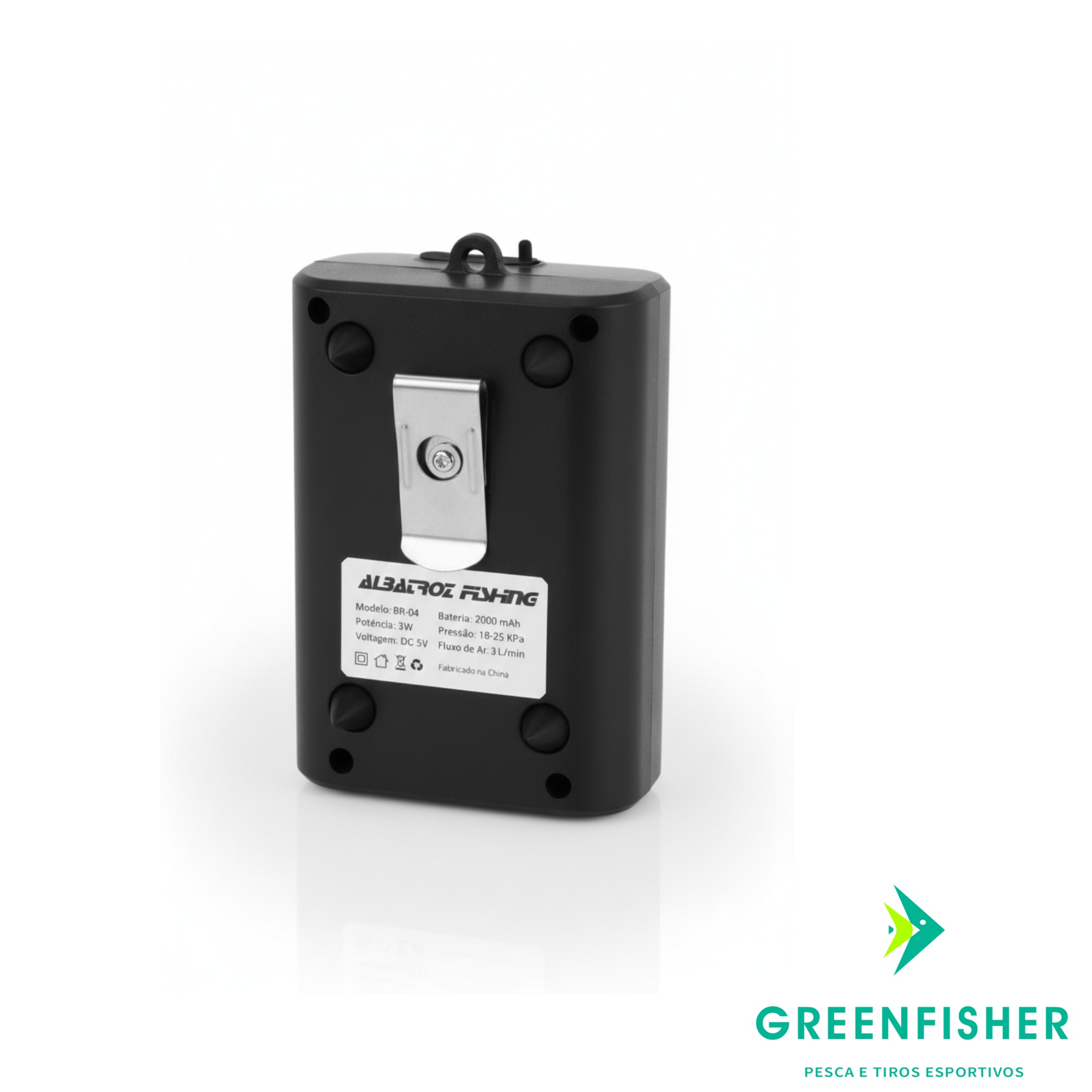 OXIGENADOR BR-04 CARREGÁVEL / ALBATROZ FISHING