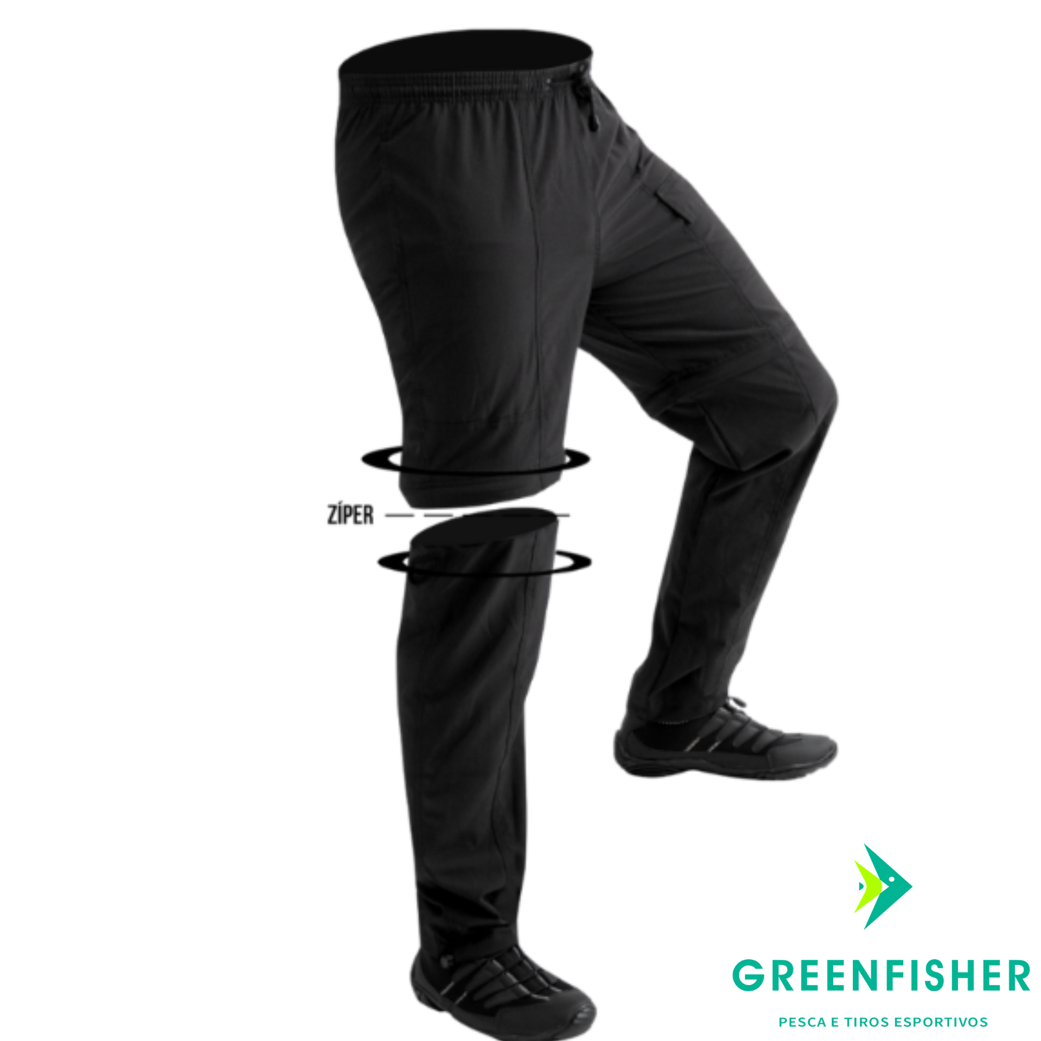 CALÇA BERMUDA COMBAT PRETA MASC / MAR NEGRO