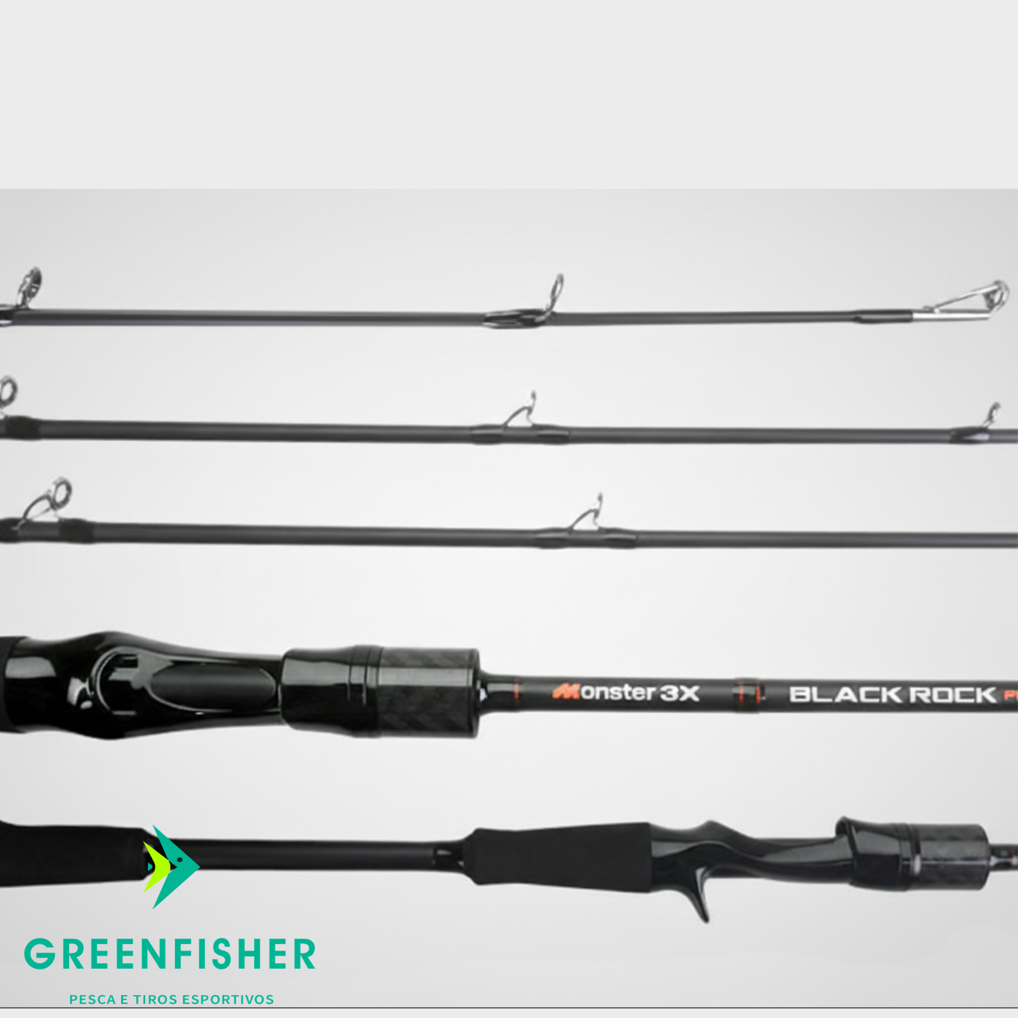 VARA BLACK ROCK CAST / MONSTER 3X – Greenfisher Pesca e Camping