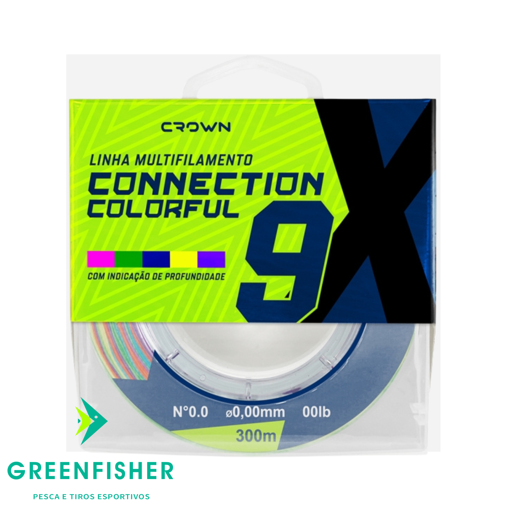 LINHA MULTI CONNECTION COLORFUL 9X 300M / CROWN
