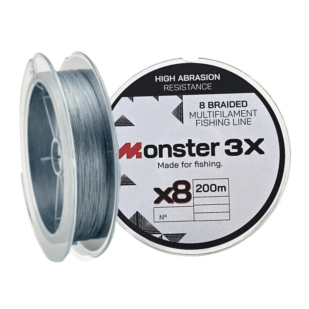 LINHA MONSTER MULT. 0.16 MM 15LB 200M 8X / MONSTER 3X
