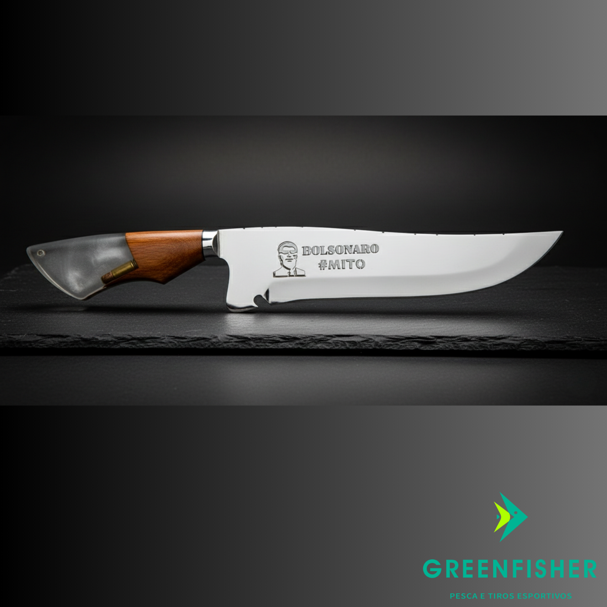 FACA ARTESANAL - DESENHO EXCLUSIVOS / GREENFISHER