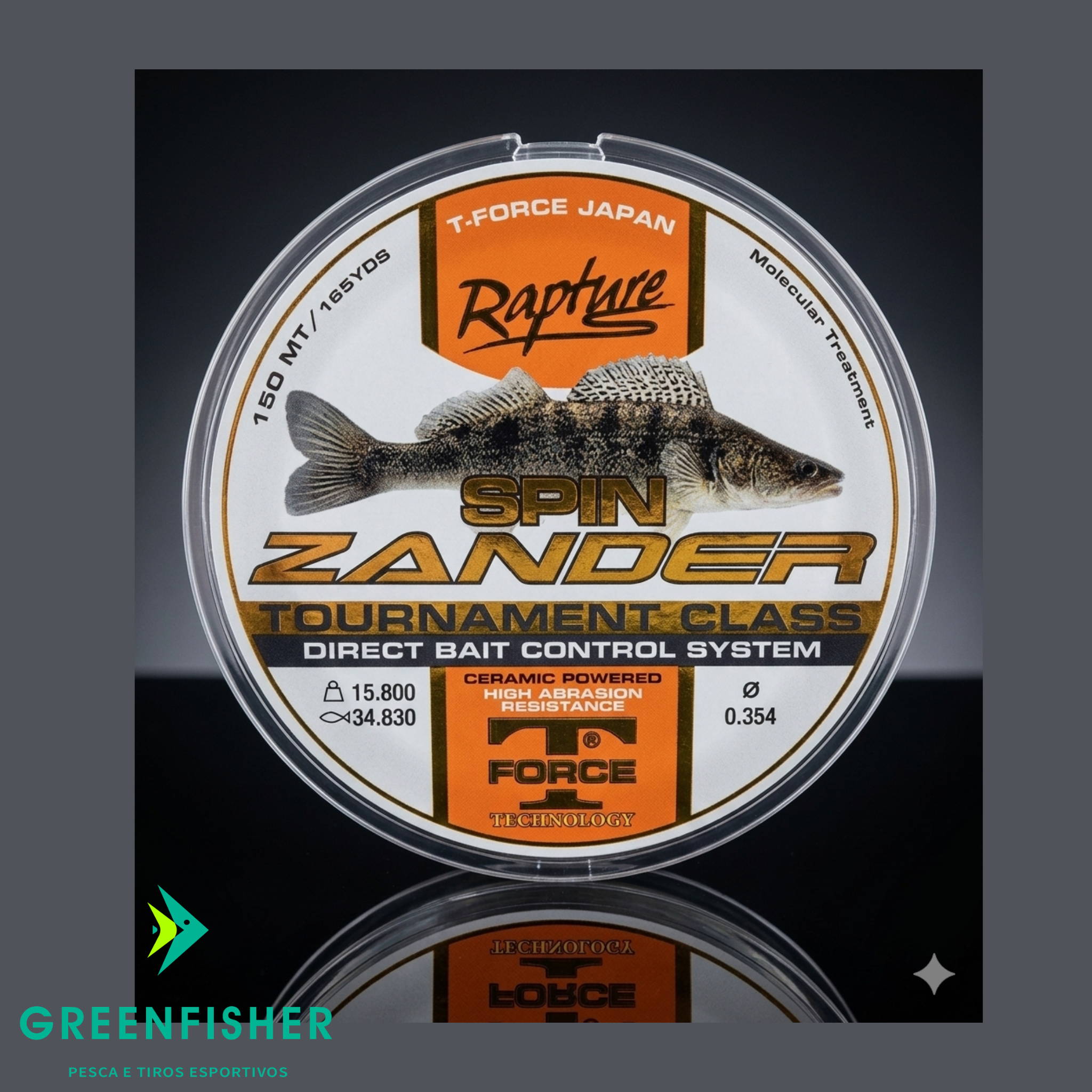 LINHA MONO SPIN ZANDER 150MT / TRABUCCO