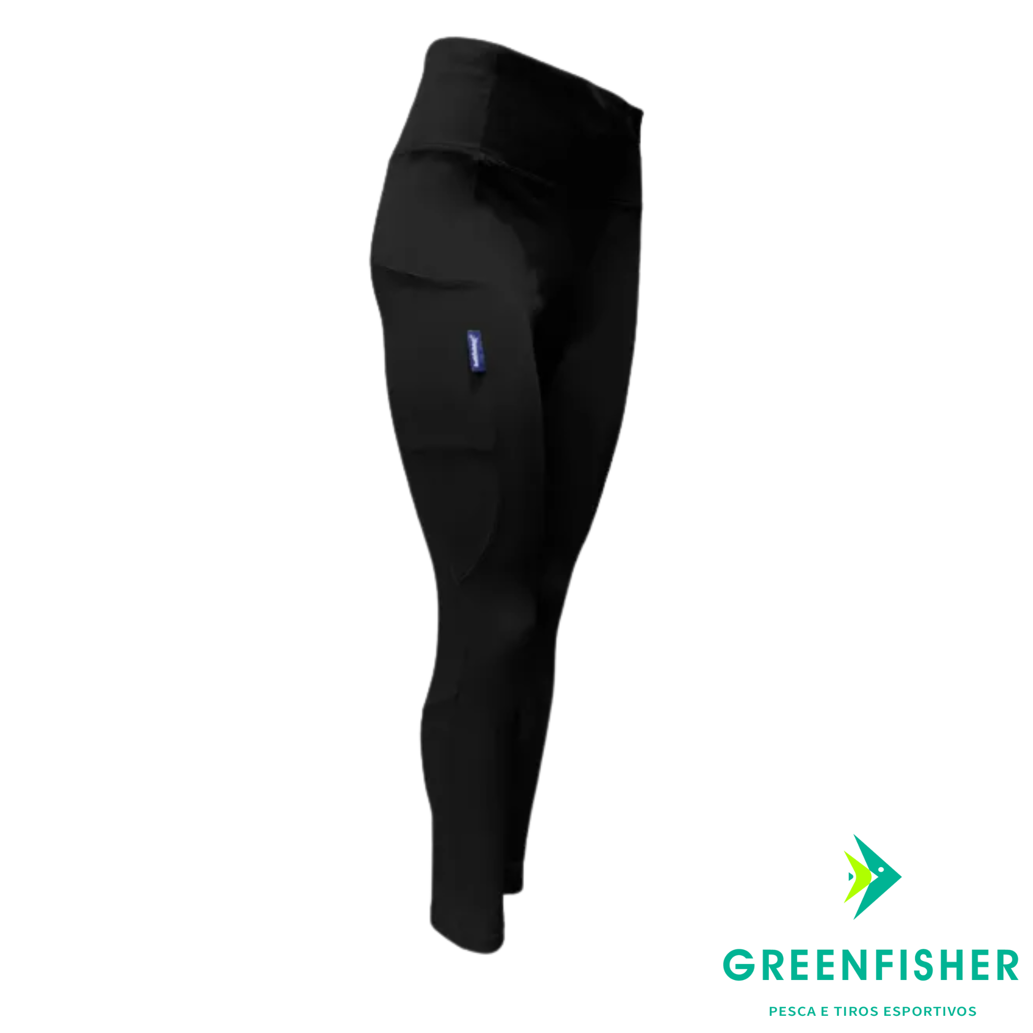 CALÇA LEGGING GAIA PRETA / BAITFISHING