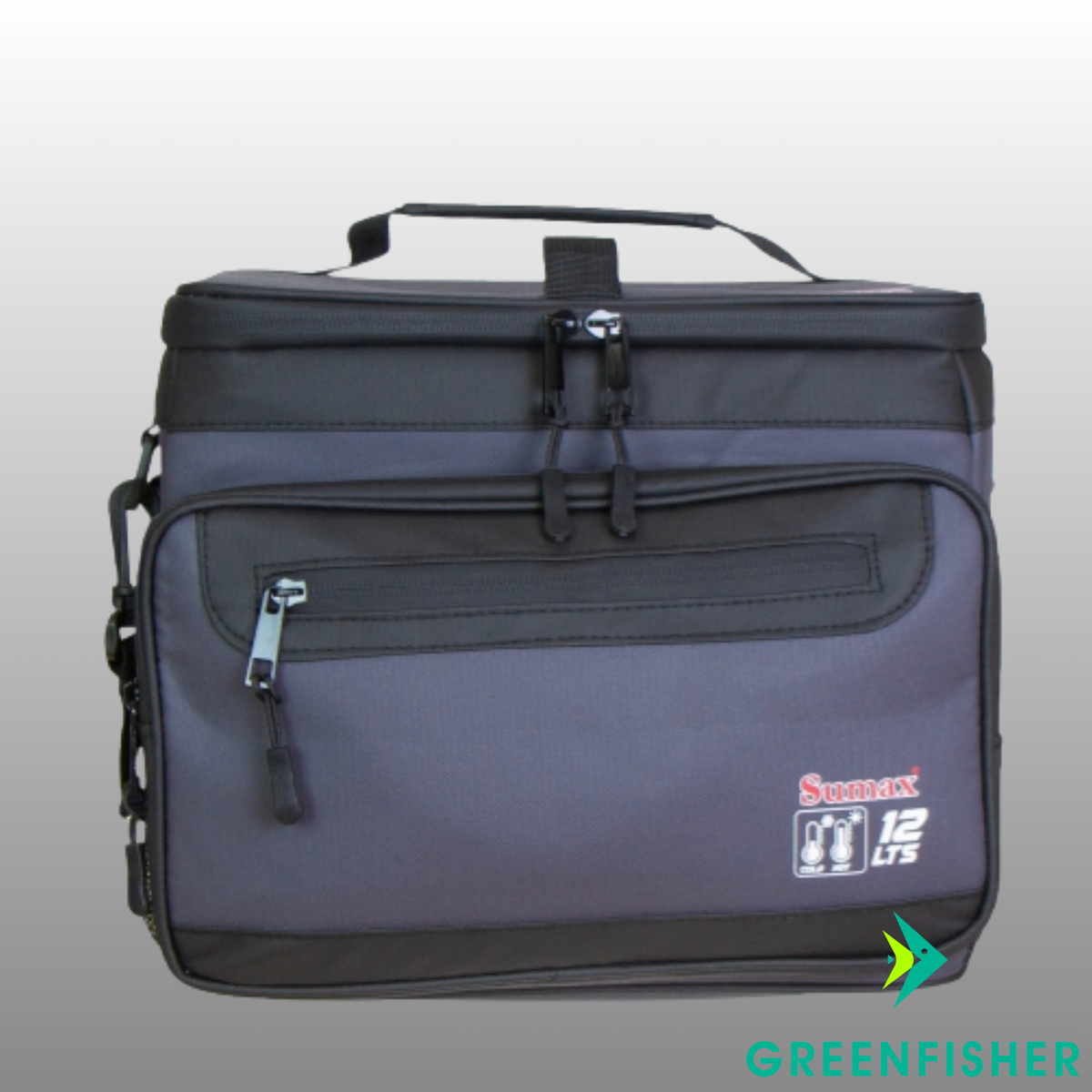 BOLSA TÉRMICA SM-2201-G 12L - COR CINZA / SUMAX