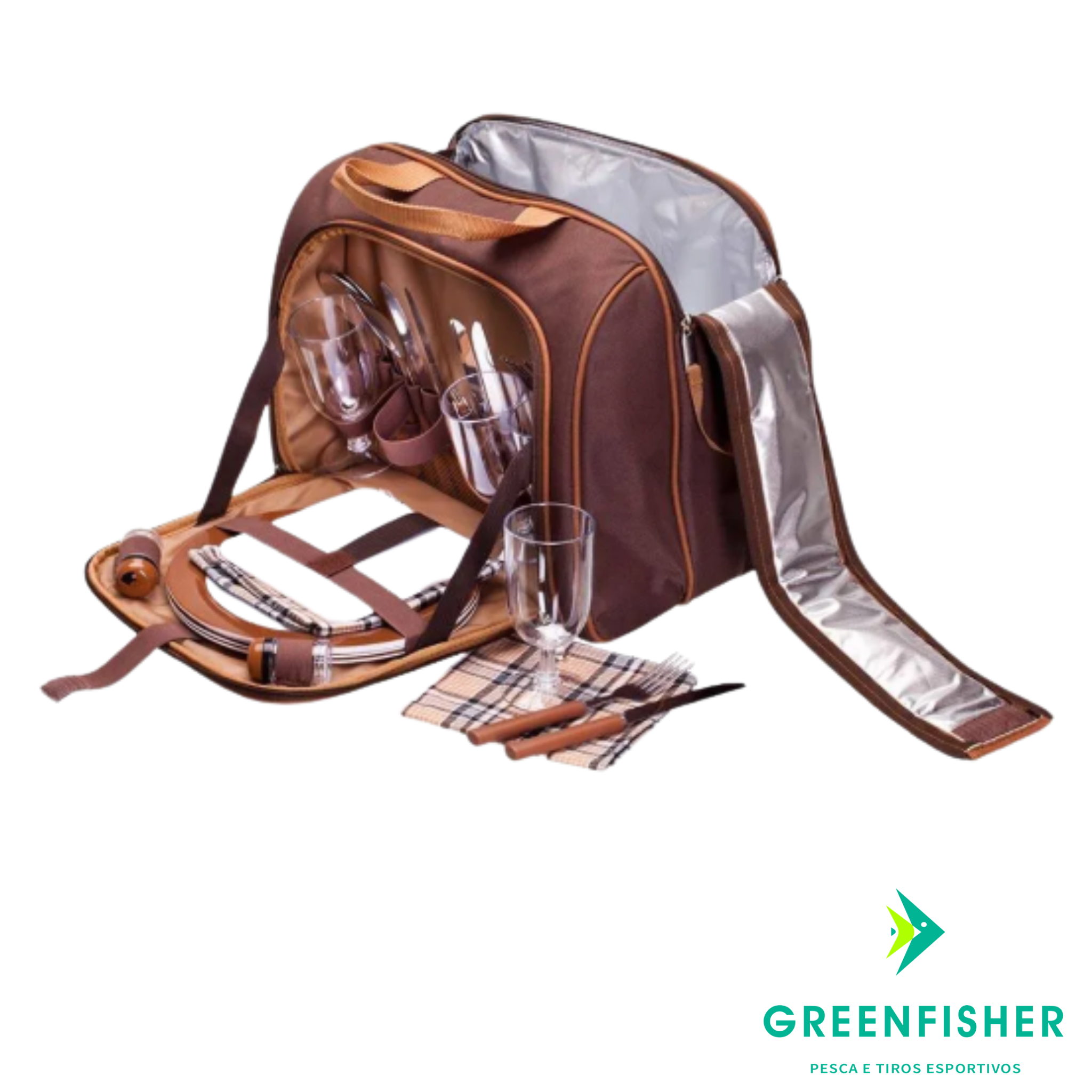 BOLSA TERMICA GUEPARDO KIT PICNIC 4 PESSOAS/ NTK