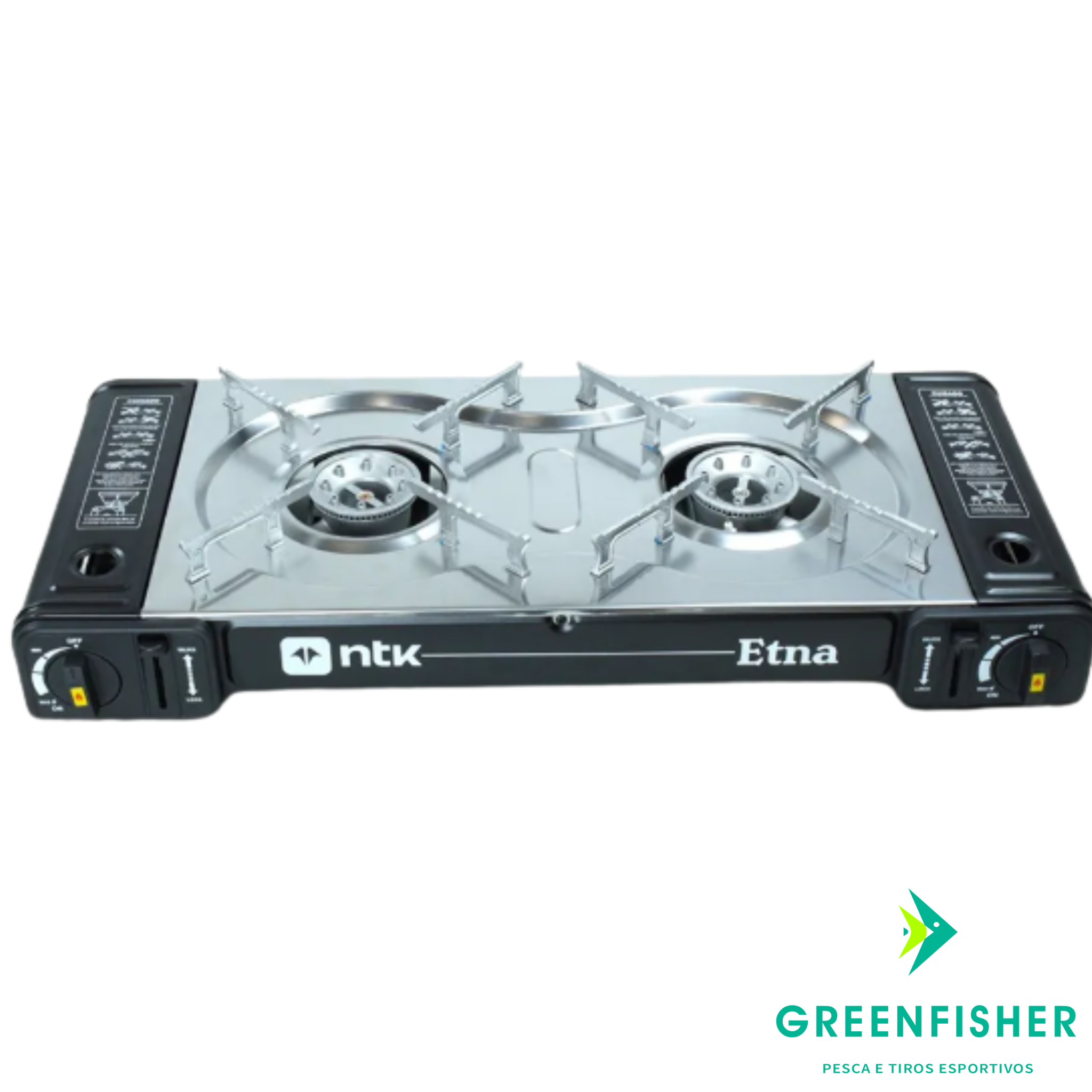 FOGAREIRO ETNA 2 BOCAS HORIZONTAL / NTK