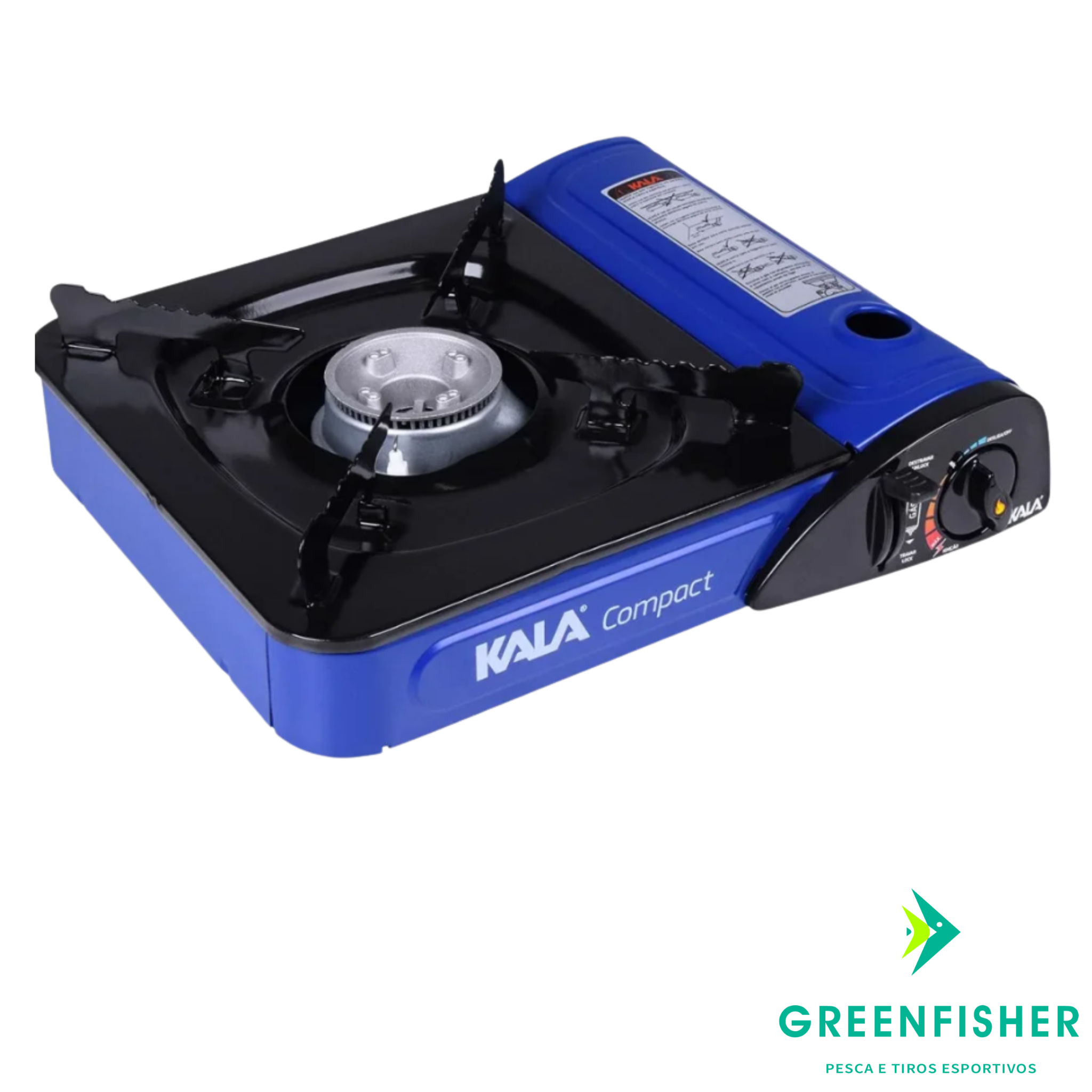 FOGAREIRO A GÁS COMPACT - AZUL / KALA