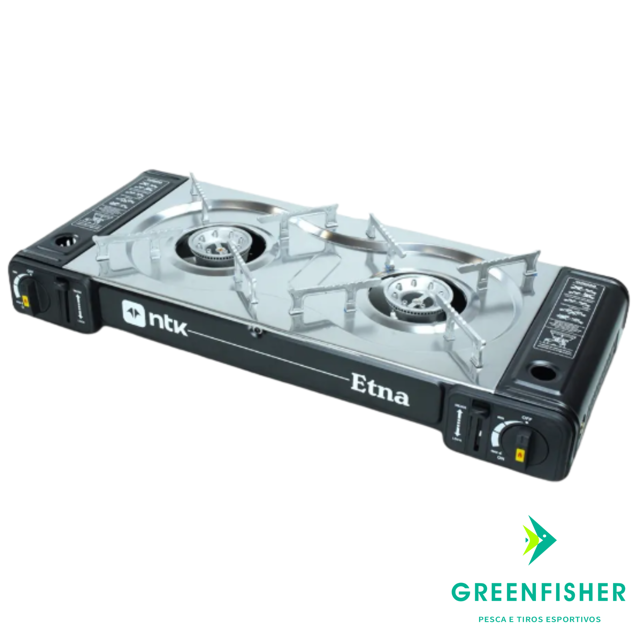 FOGAREIRO ETNA 2 BOCAS HORIZONTAL / NTK