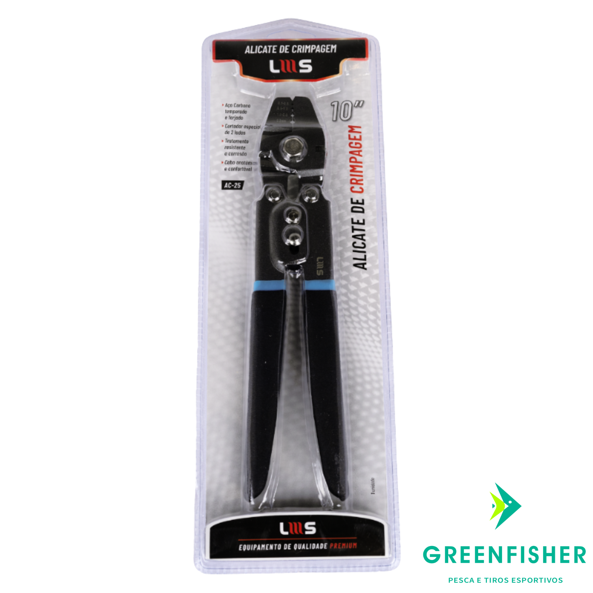ALICATE DE CRIMPAGEM 10'' AC-25 / LUMIS