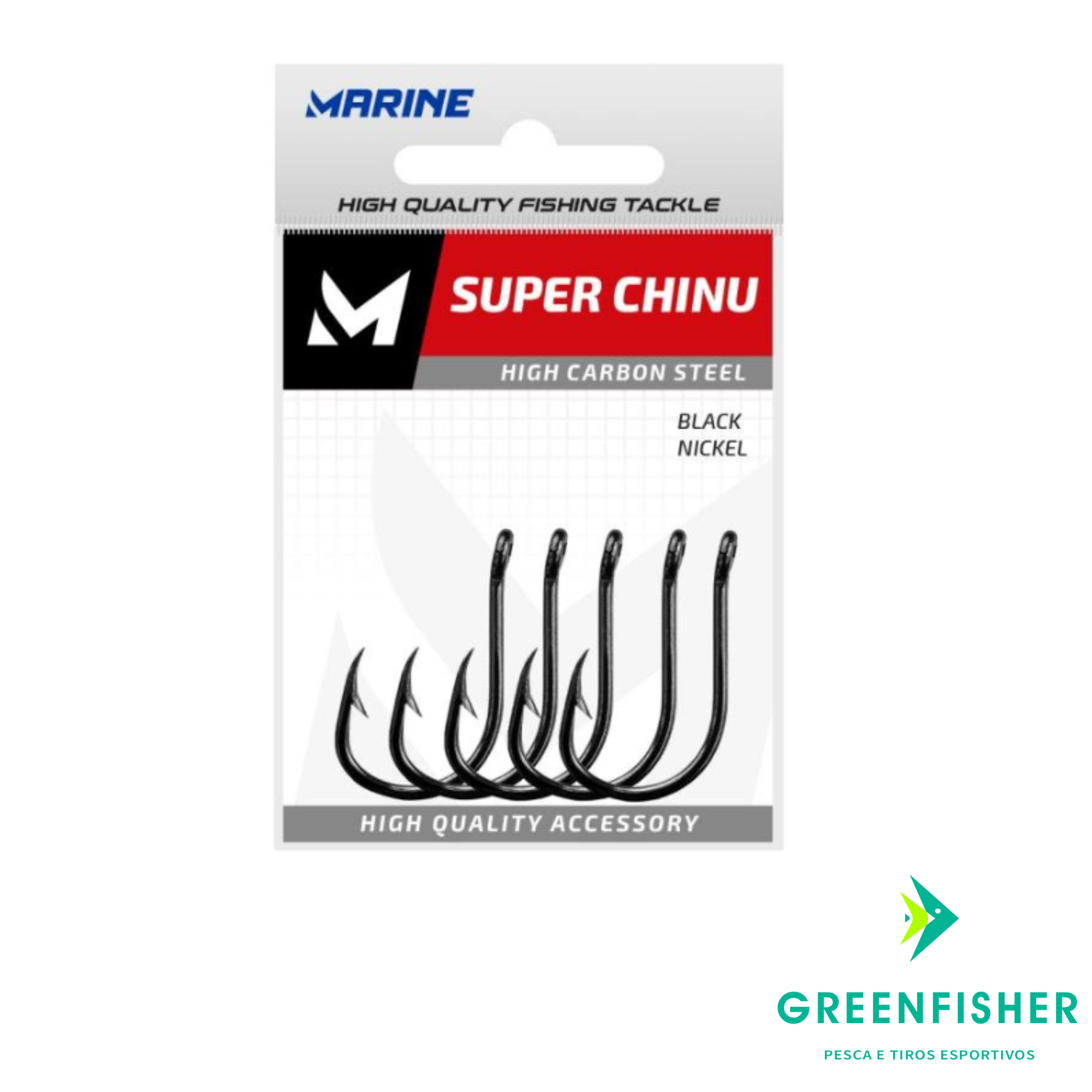 ANZOL SUPER CHINU BLACK 30UN / MARINE SPORTS