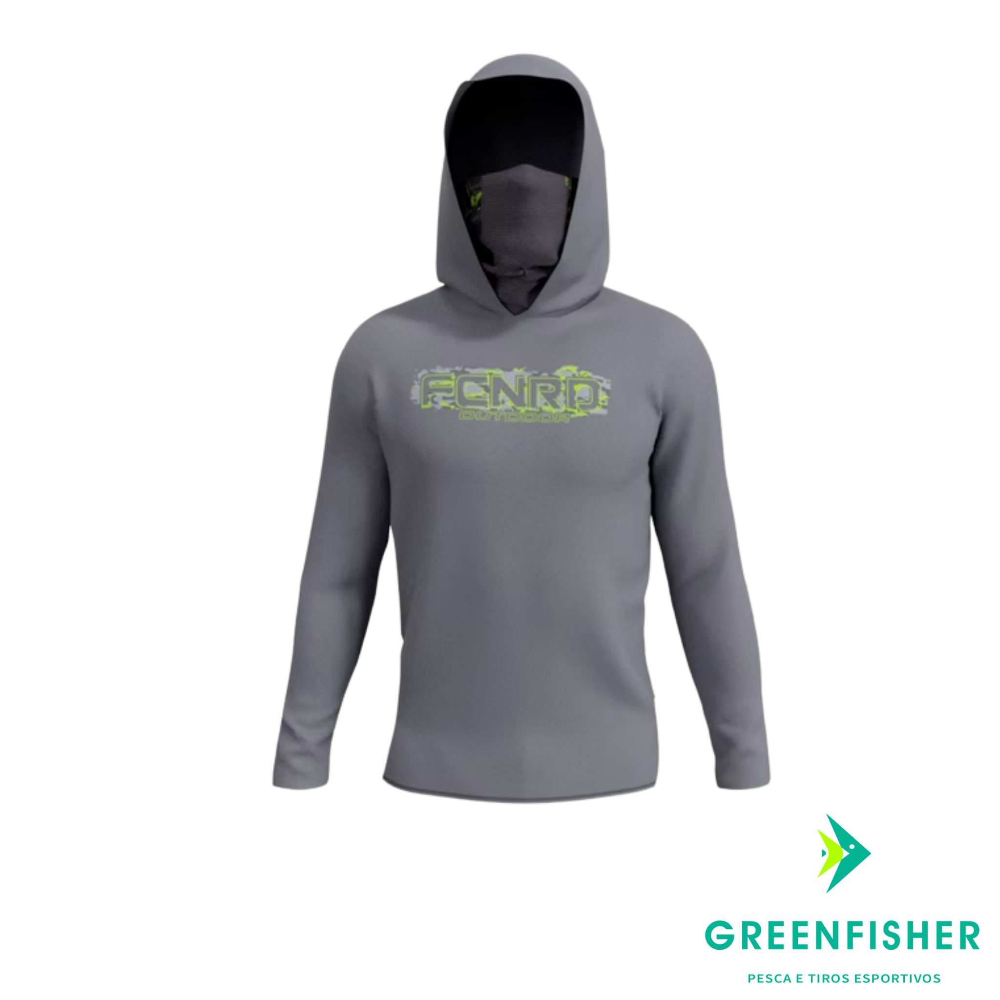 CAMISETA POLIAMIDA CINZA MACULINA / FACA NA REDE