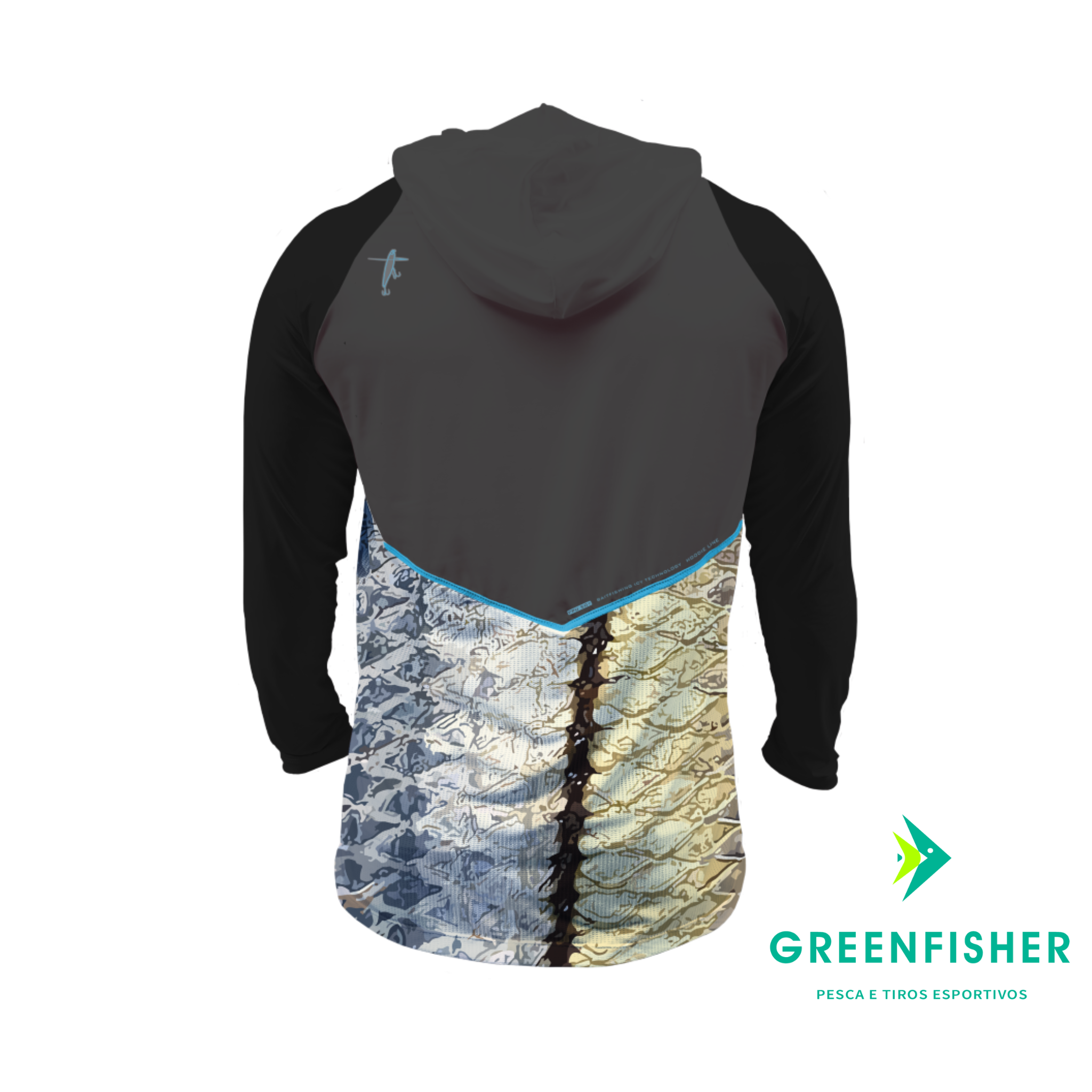 CAMISETA BAIT ICY HOODIE ROBALO / BAITFISHING