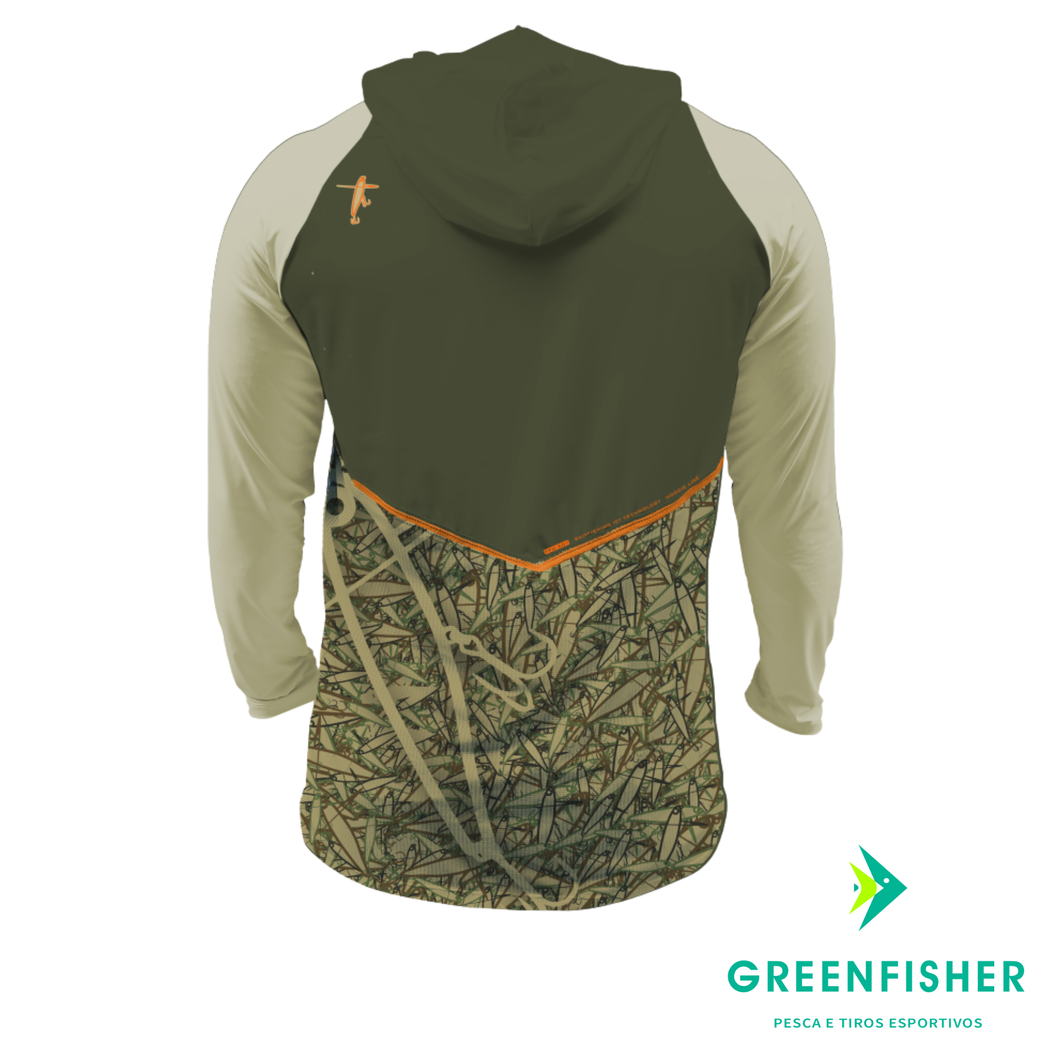 CAMISETA BAIT ICY HOODIE STICK CAMO / BAITFISHING
