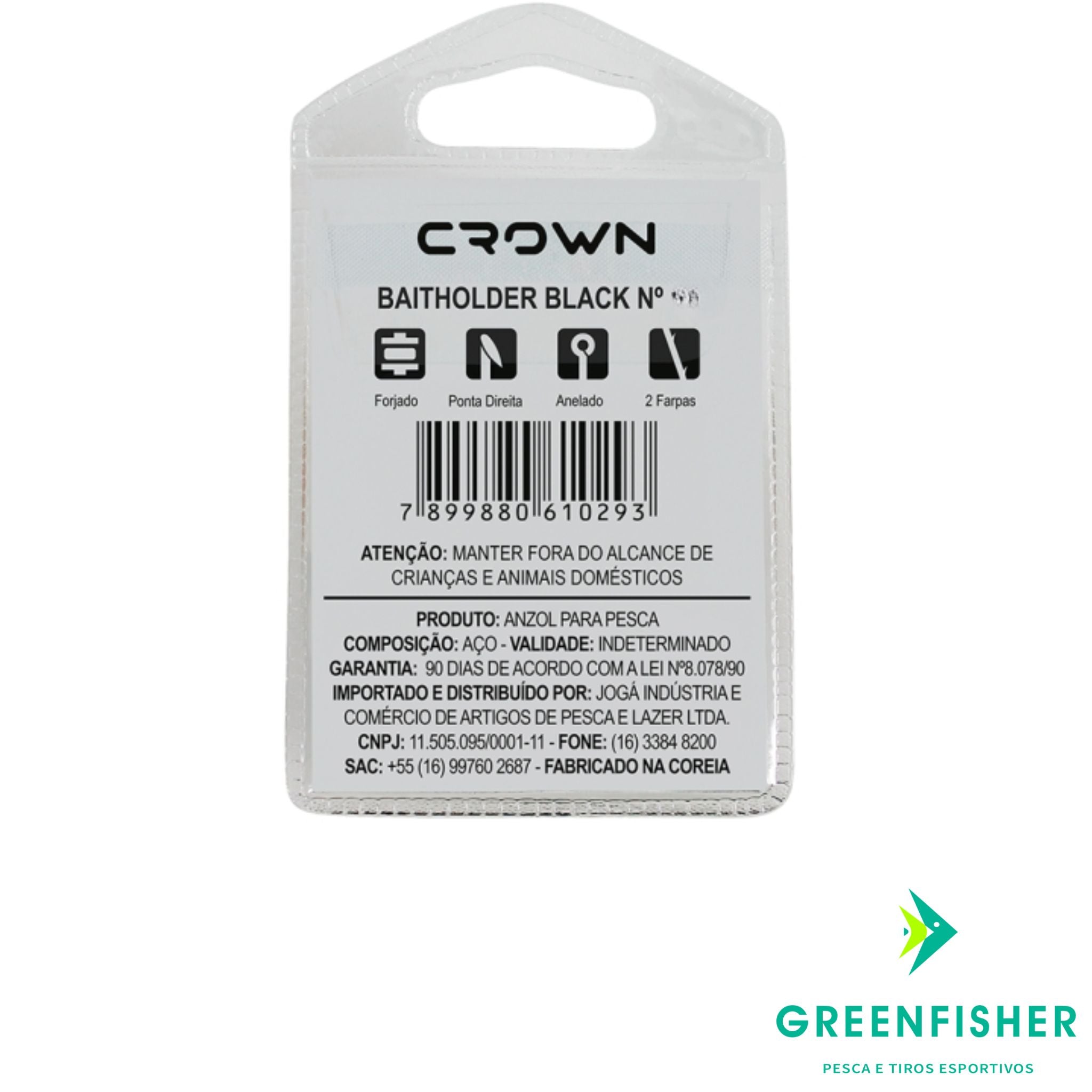 ANZOL BAITHOLDER BLACK / CROWN