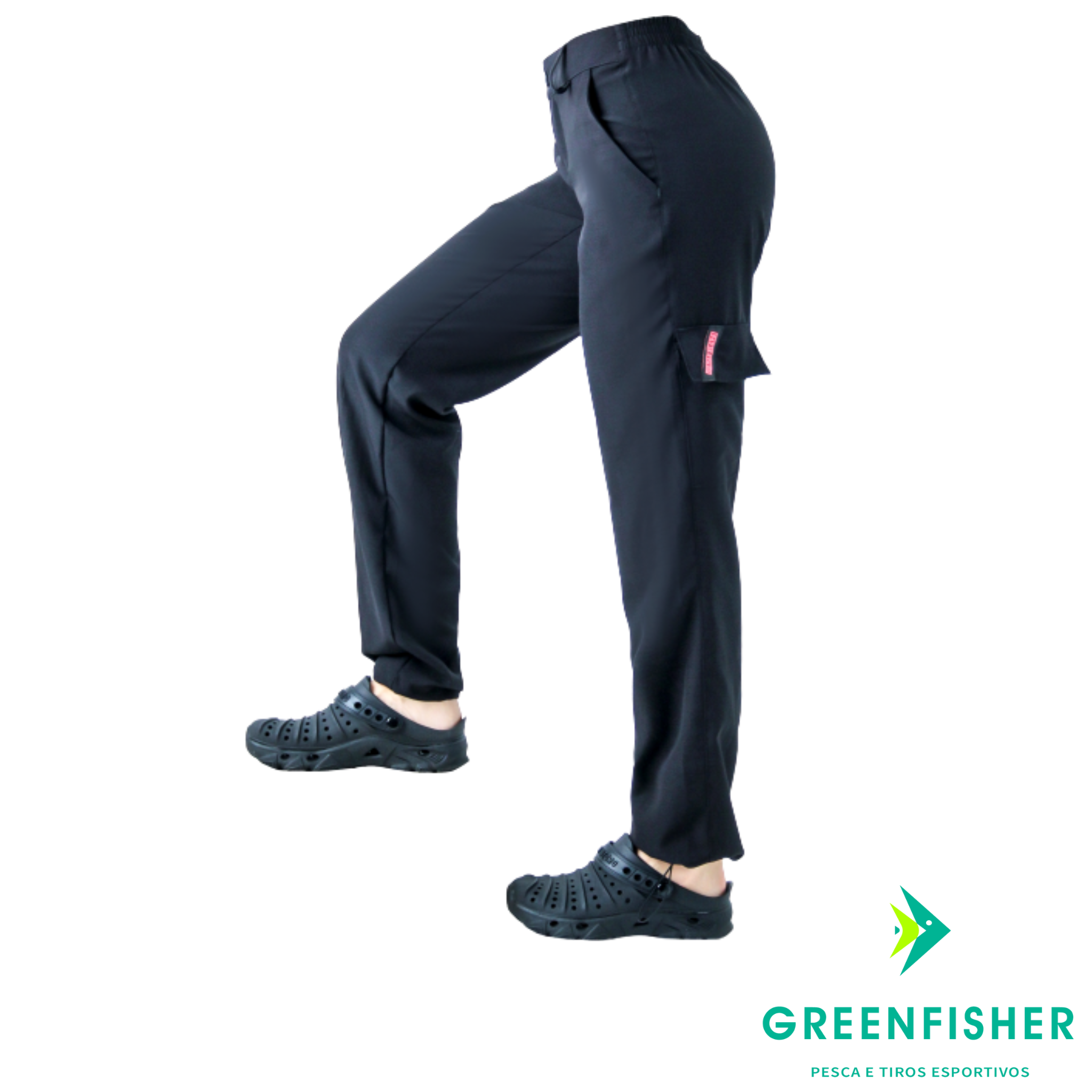 CALÇA COMBAT PRETA FEMININA / MAR NEGRO