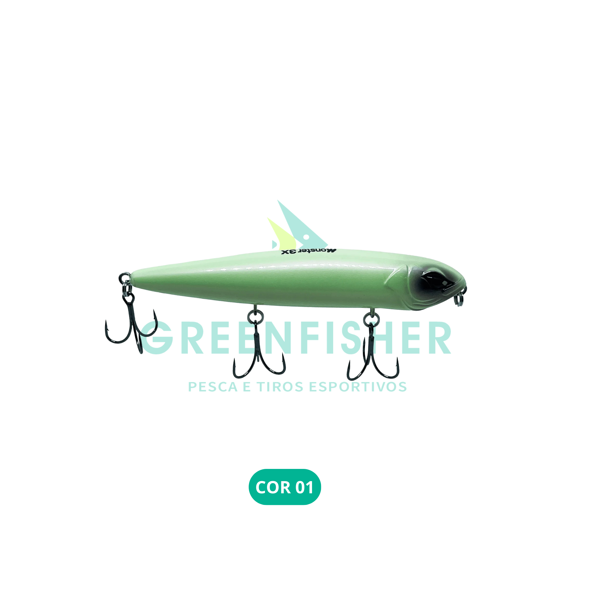 ISCA ZX 120MM 21G / MONSTER 3X – GREENFISHER PESCA E CAMPING