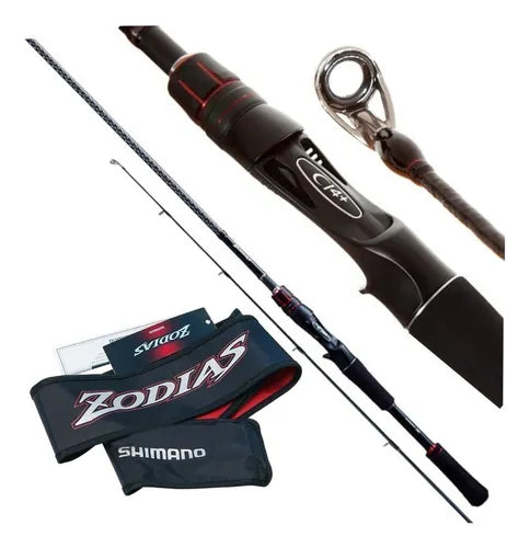 VARA ZODIAS 5'8 10-20LB 2P CARRETILHA / SHIMANO