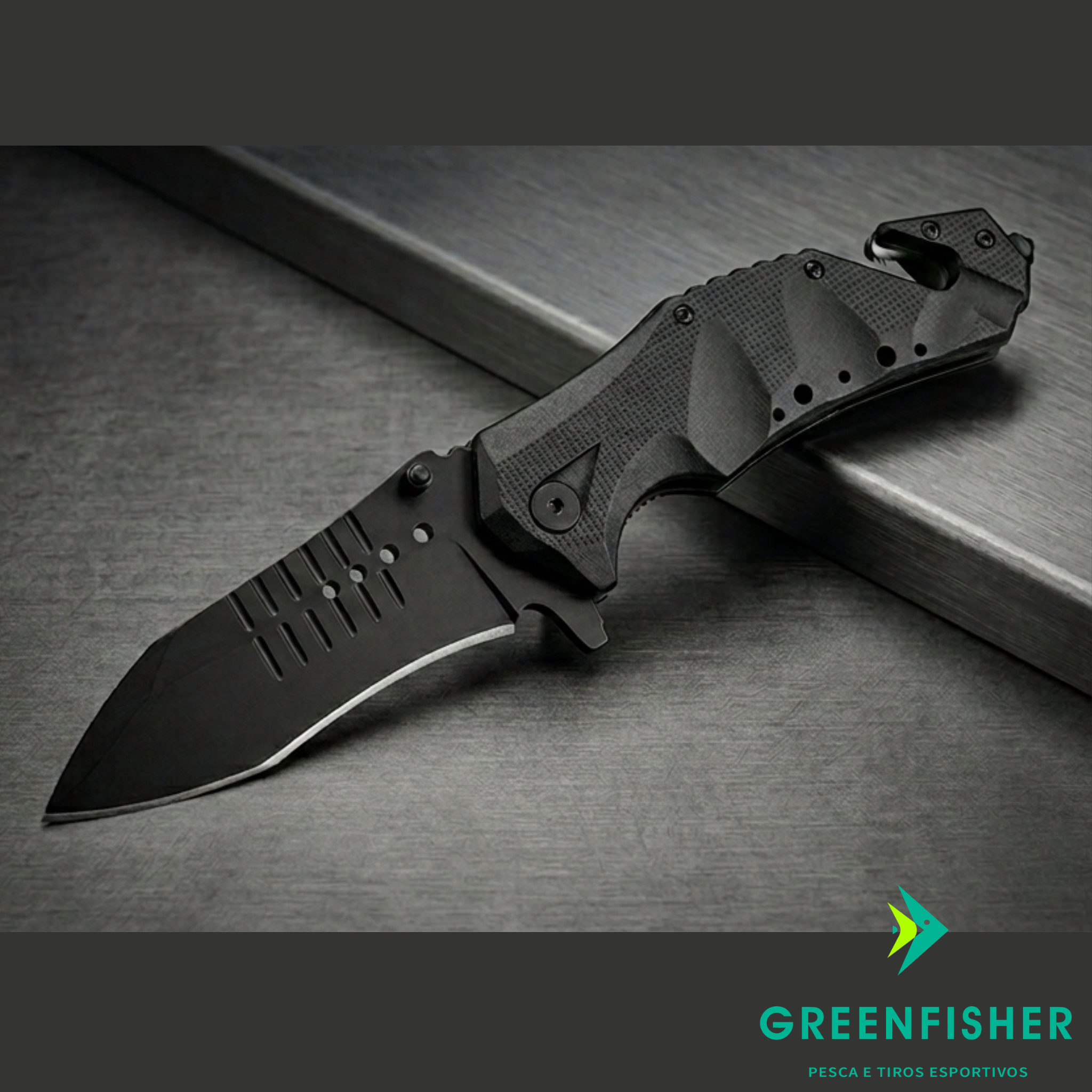 CANIVETE FULL BLACK TÁTICO / TAUE