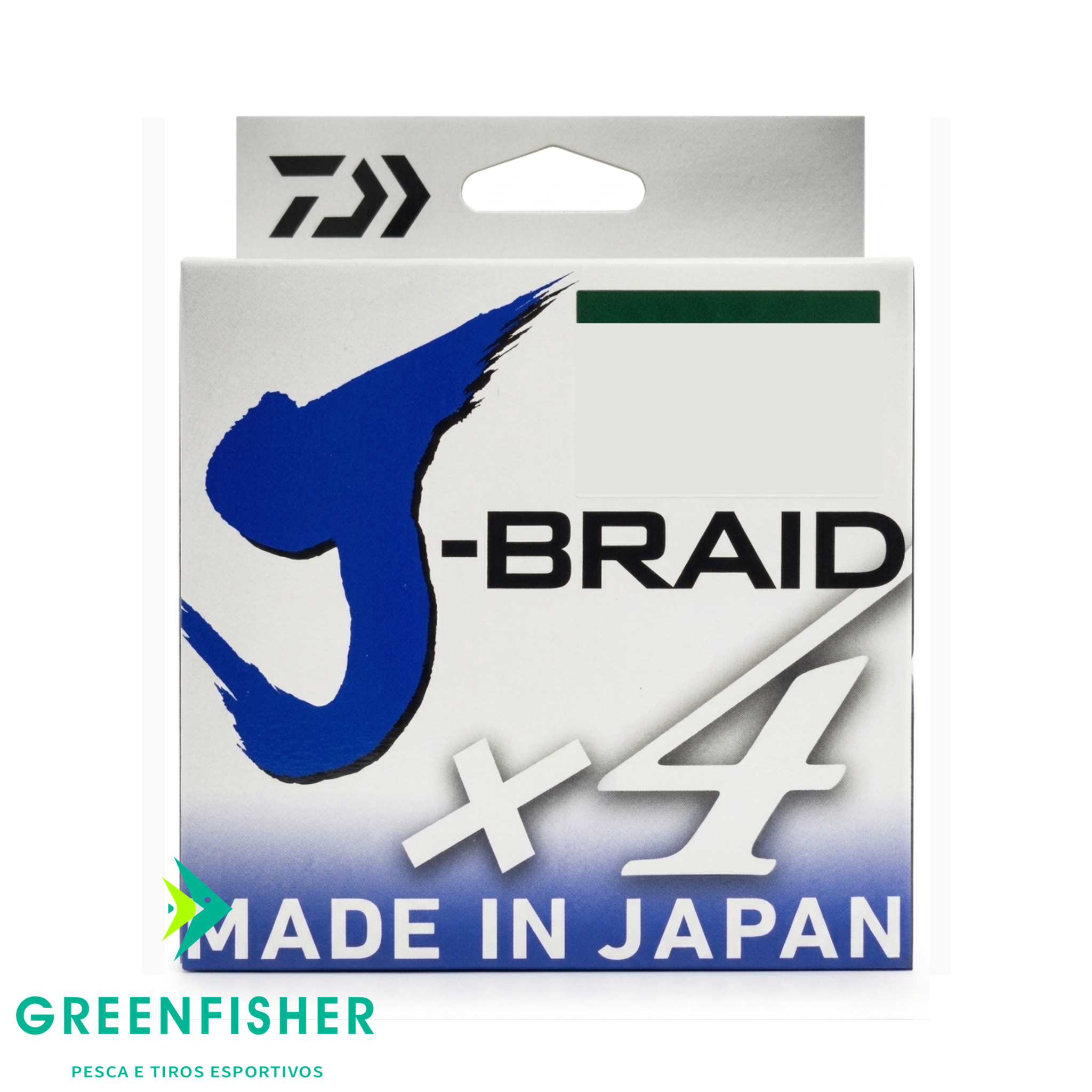 LINHA J-BRAID X4U MULTIFILAMENTO DARK GREEN - 135M / DAIWA