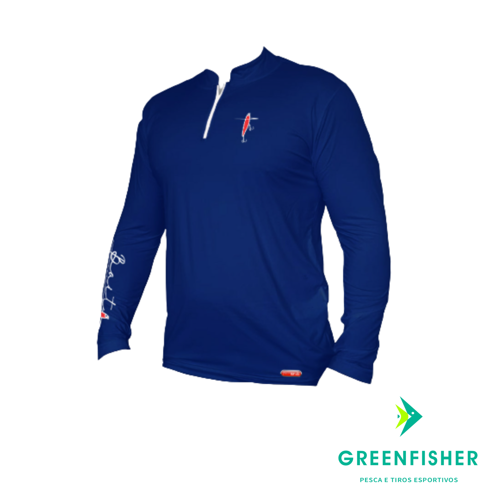 CAMISETA ICY CLASSIC MARINHO / CAQUI TAM/M/ BAITFISHING