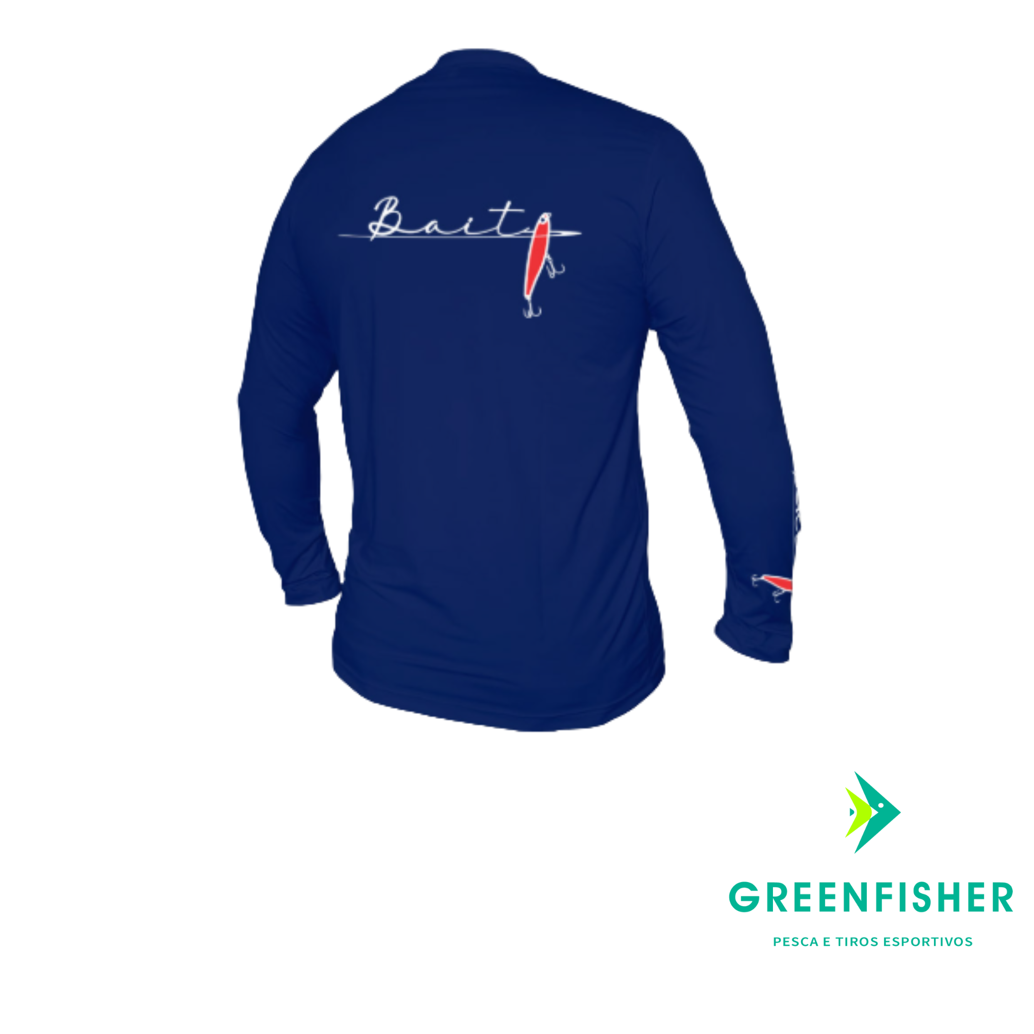 CAMISETA ICY CLASSIC MARINHO / CAQUI TAM/M/ BAITFISHING