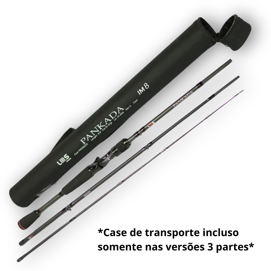 VARA PANKADA 6'0 - 10-25LB 3P CARRETILHA / LUMIS