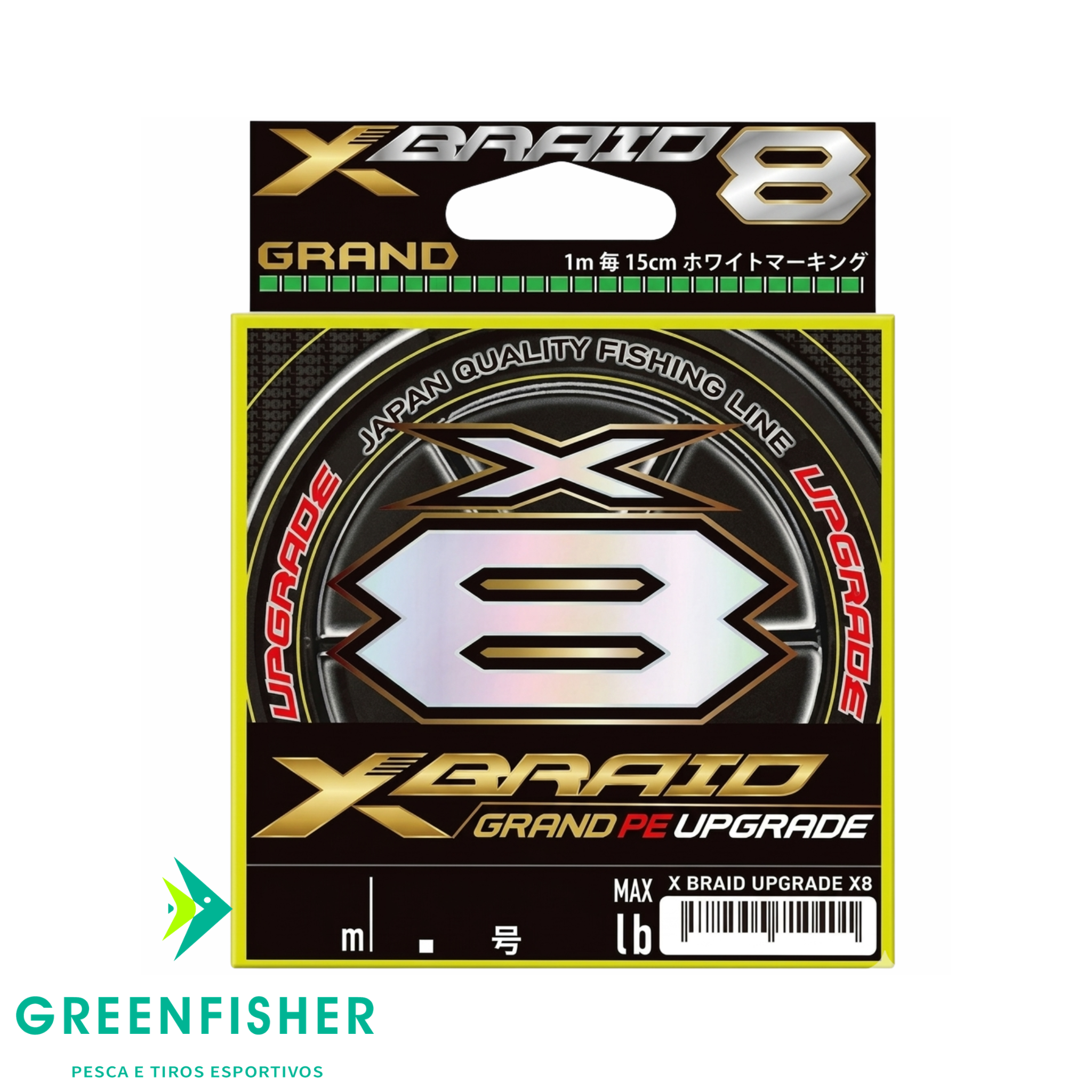 LINHA MULTIFILAMENTO X-BRAID UPGRADE X8 - 200M / YGK