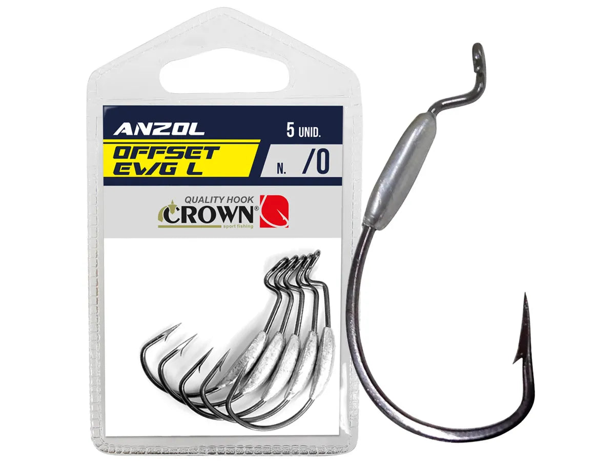 ANZOL OFFSET EWG LASTREADO 1/0 / CROWN