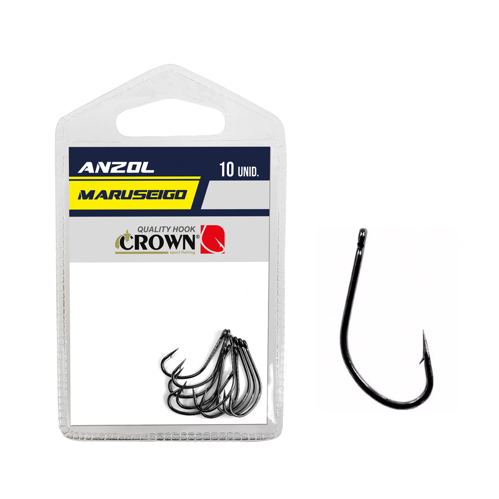 ANZOL MARUSEIGO BLACK N10 C/10UN / CROWN