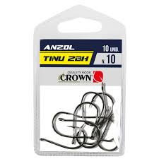 ANZOL TINU 2BH BLACK N1 C/10UN / CROWN