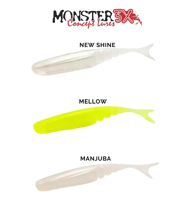 ISCA M-ACTION SOFT BAIT COR MELLOW 10,5CM C/ 3UN / MONSTER 3X